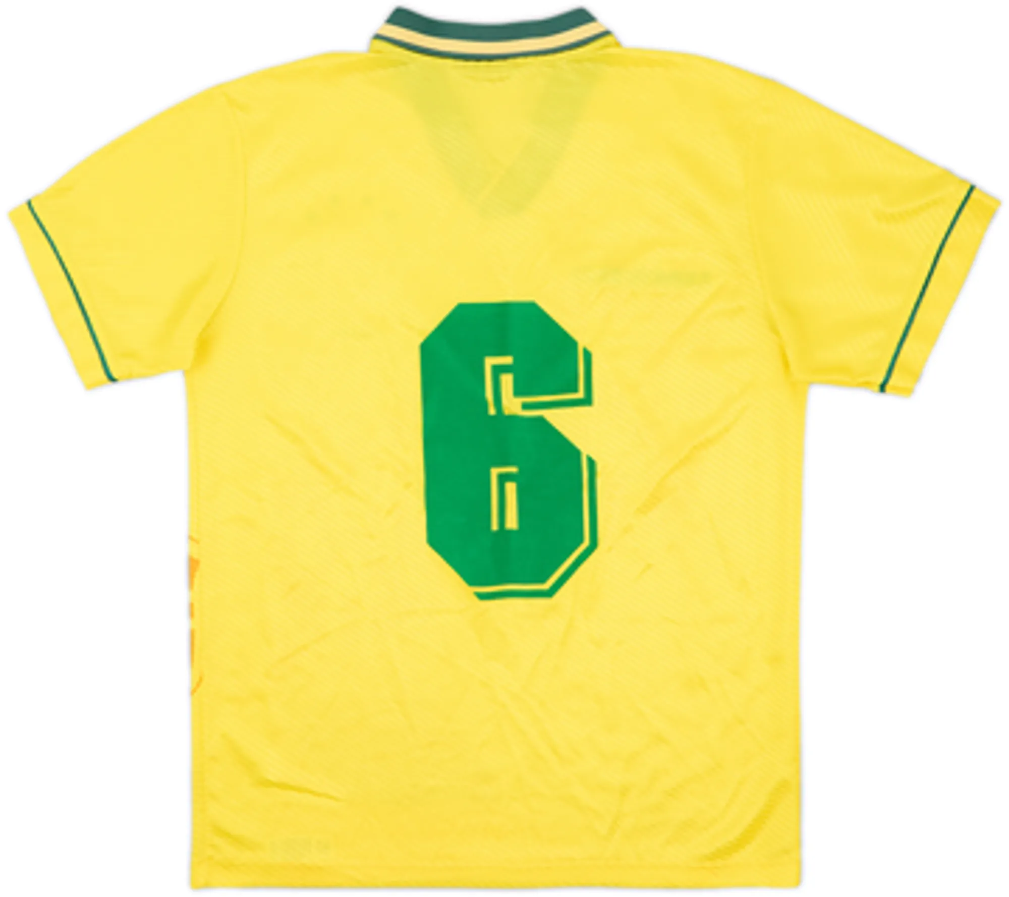 1994 Brazil Home Shirt #6 - 8/10 - (M)