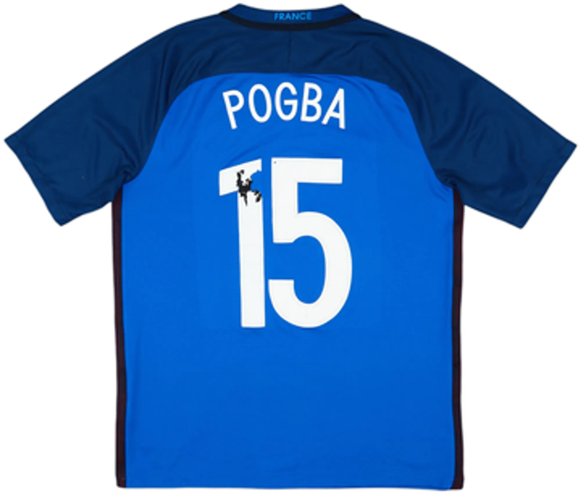 2016-17 France Home Shirt Pogba #15 - 4/10 - (M)
