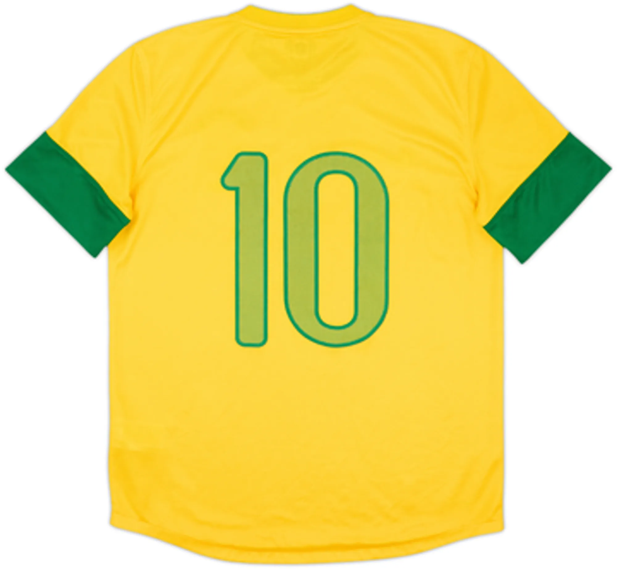 2012-13 Brazil Home Shirt #10 - 7/10 - (M)