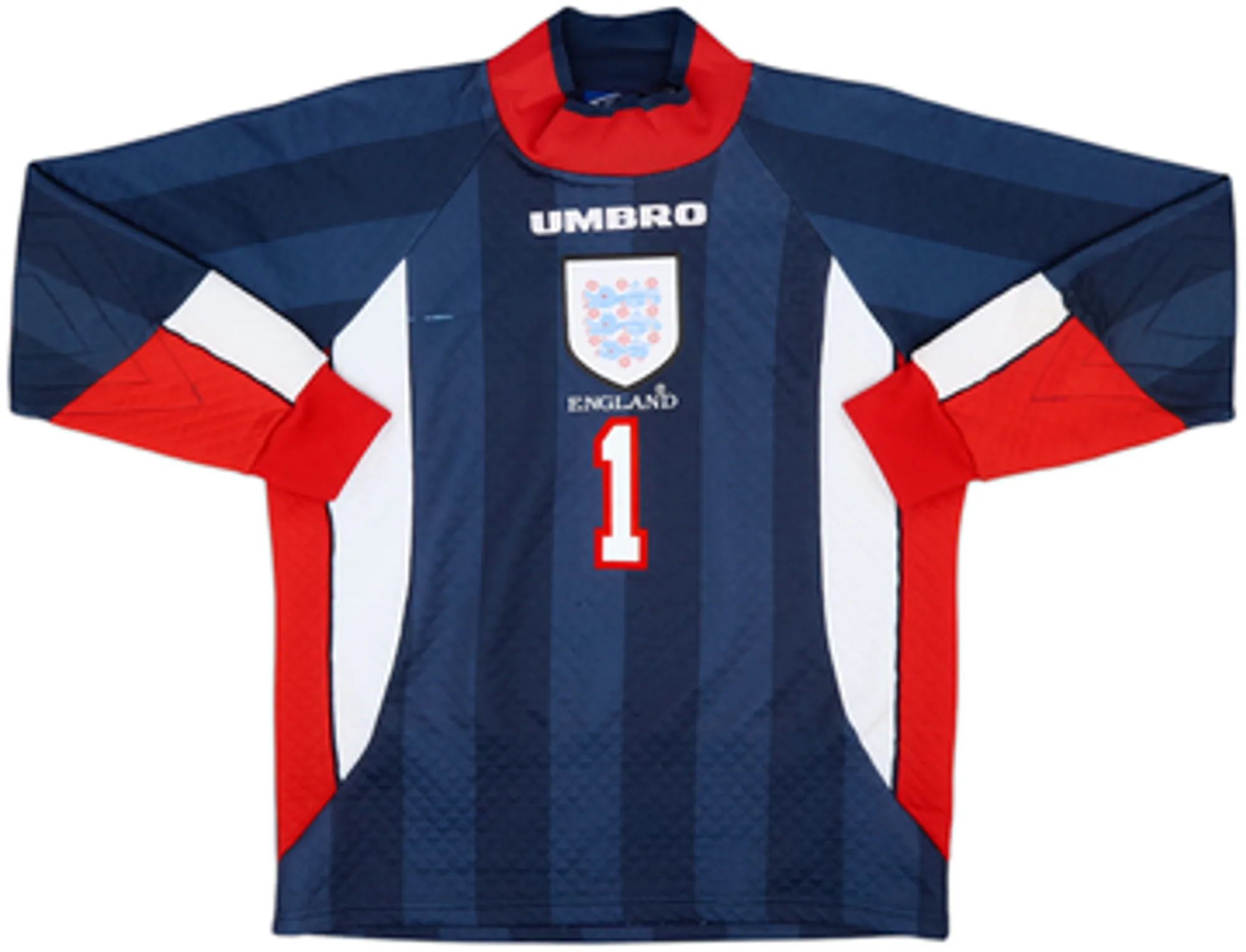 1998-99 England GK Shirt Seaman #1 - 7/10 - (Y)