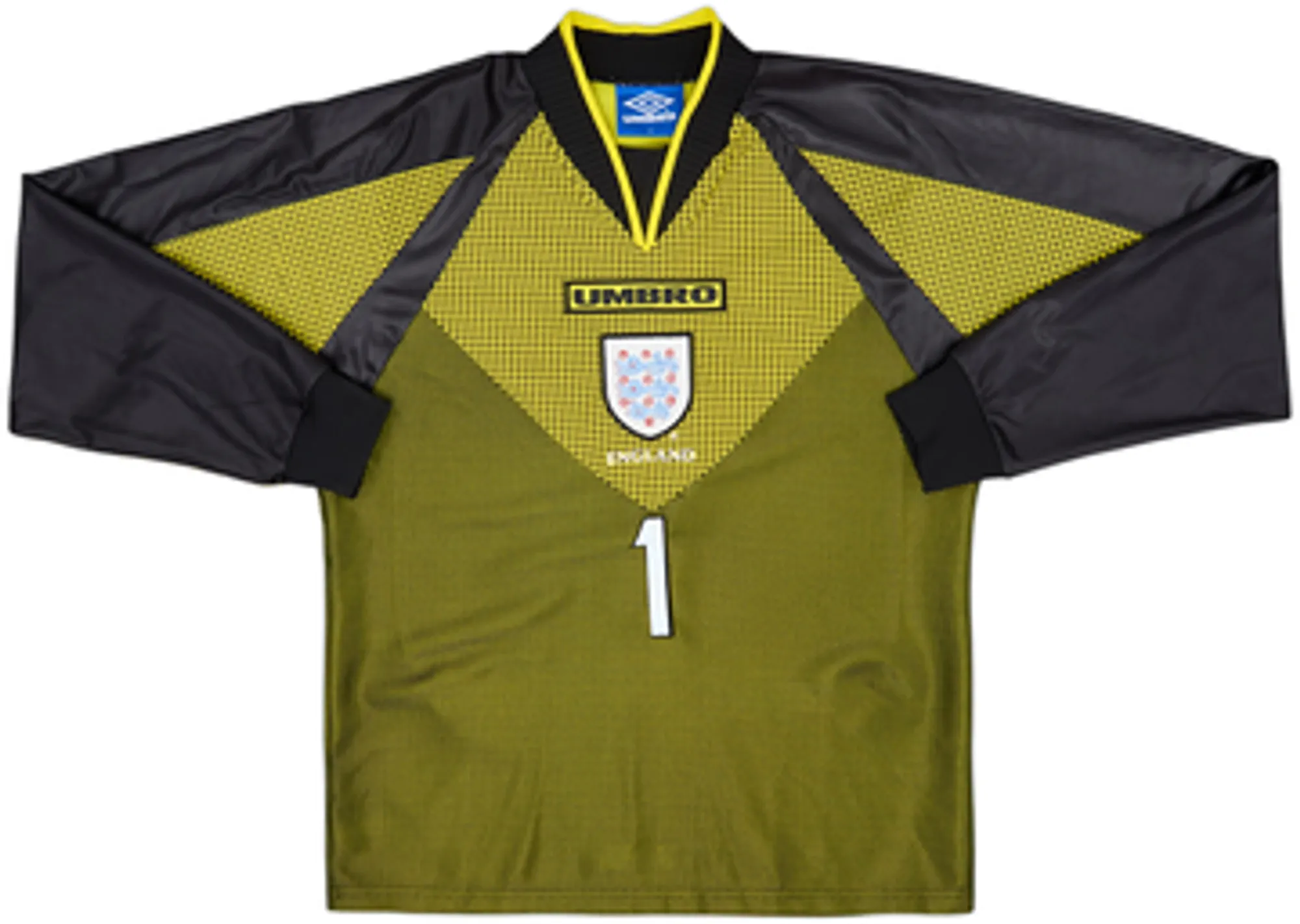 1998-99 England GK Shirt Seaman #1 - 10/10 - (Y)