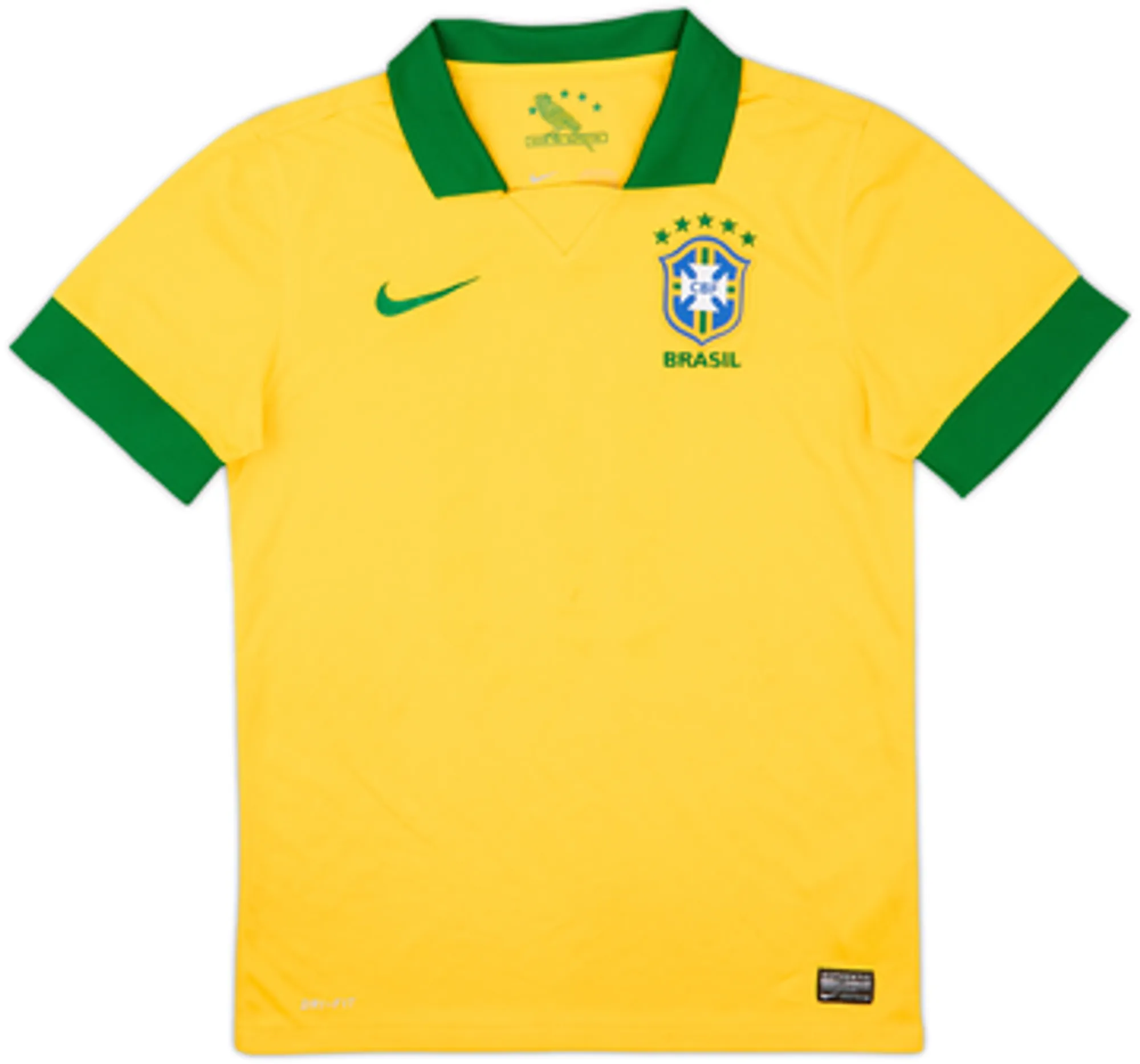 2013 Brazil Home Shirt Neymar Jr #10 - 6/10 - (S)