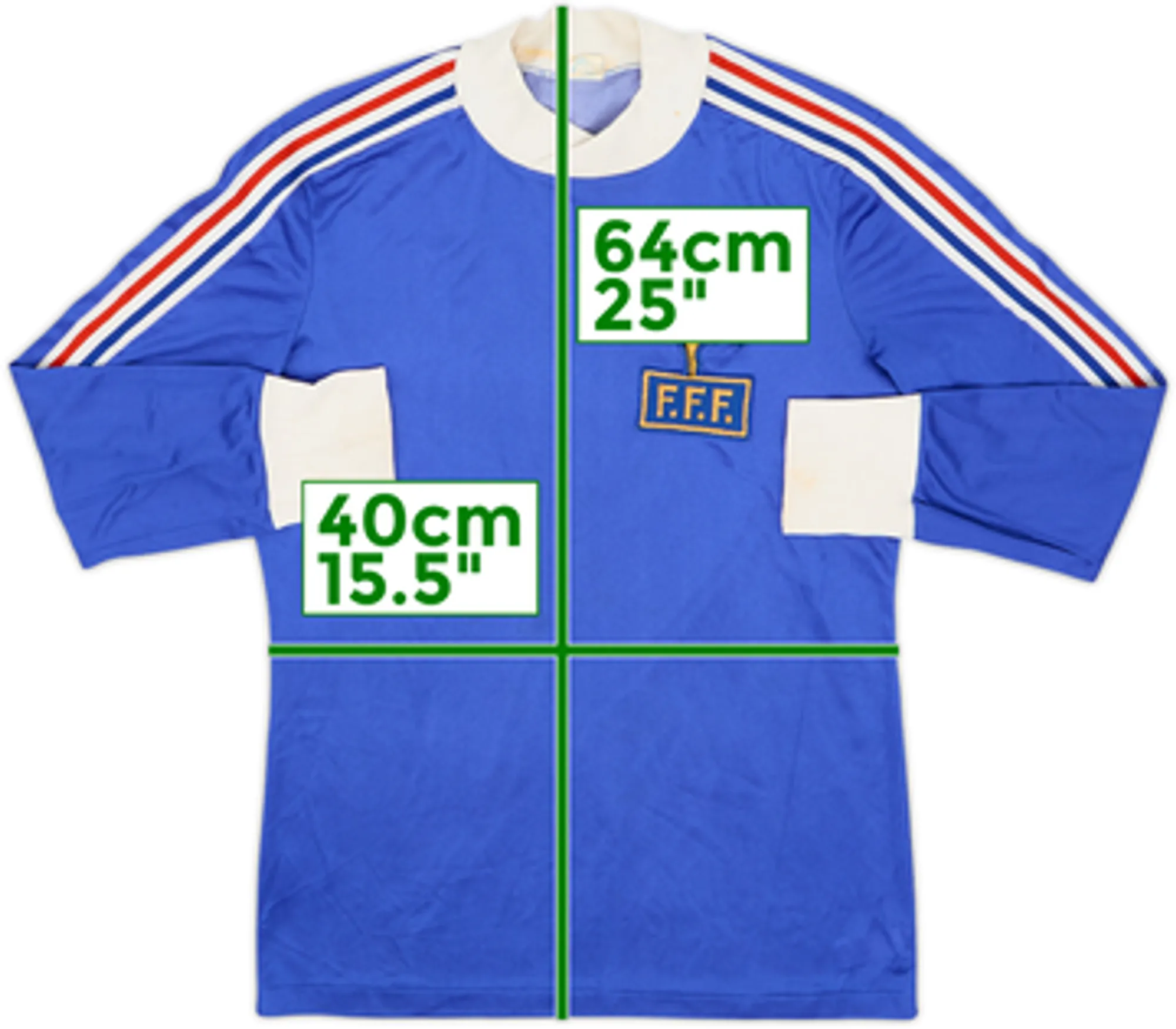 1978-80 France Home L/S Shirt - 5/10 - (S)