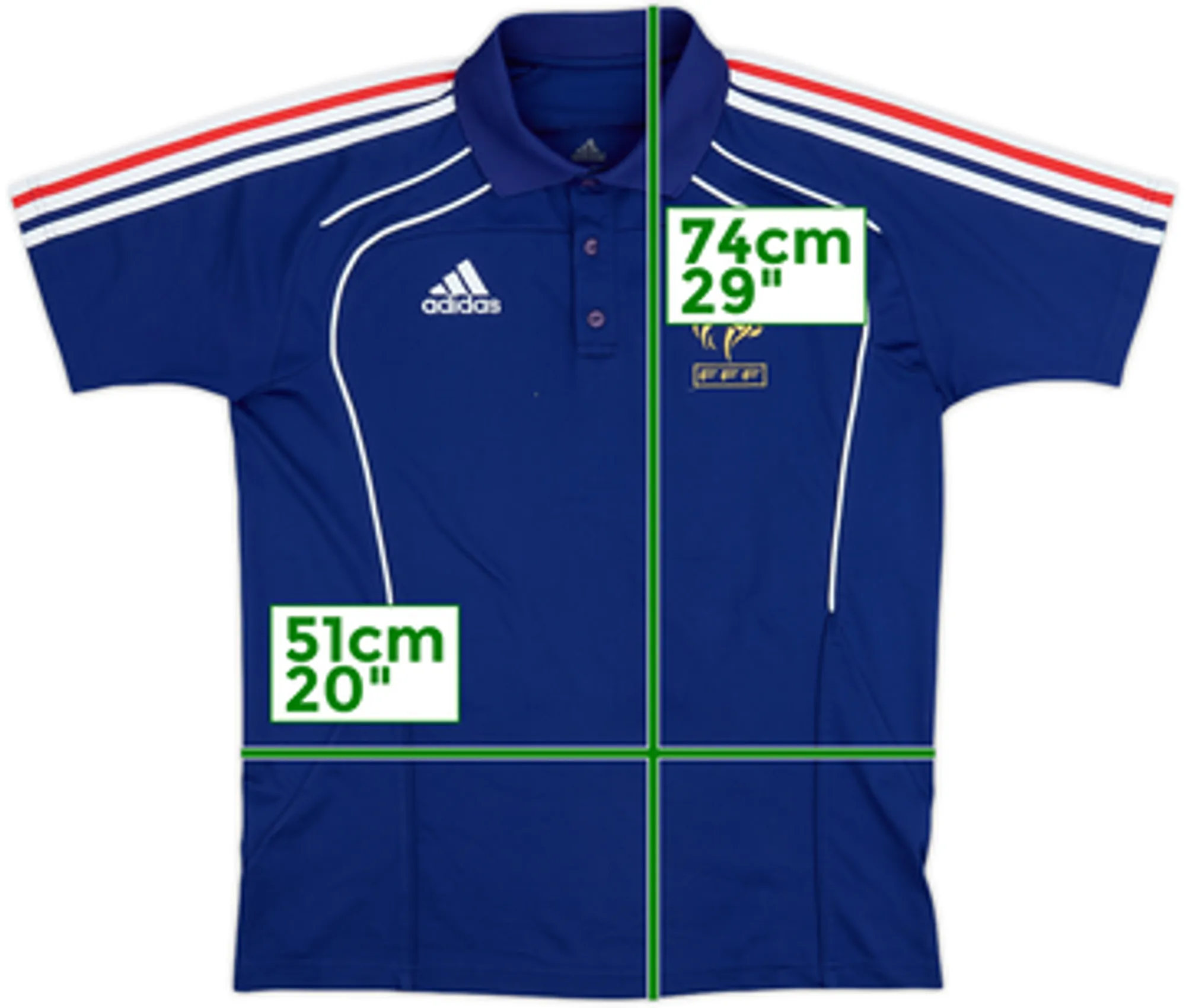 2010-11 France adidas Polo Shirt - 8/10 - (M)