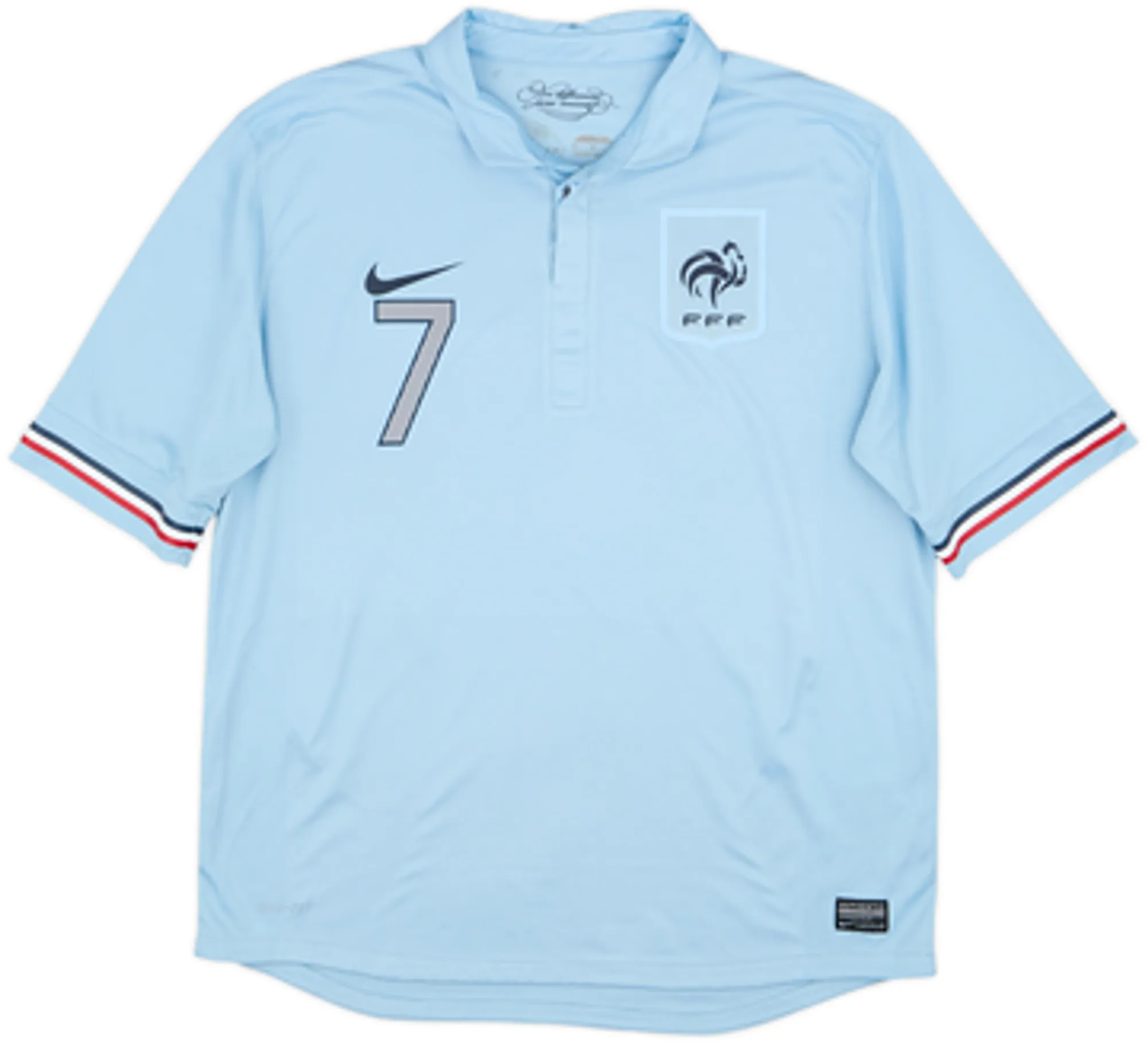 2013-14 France Player Issue Away Shirt Ribery #7 - 7/10 - (M)