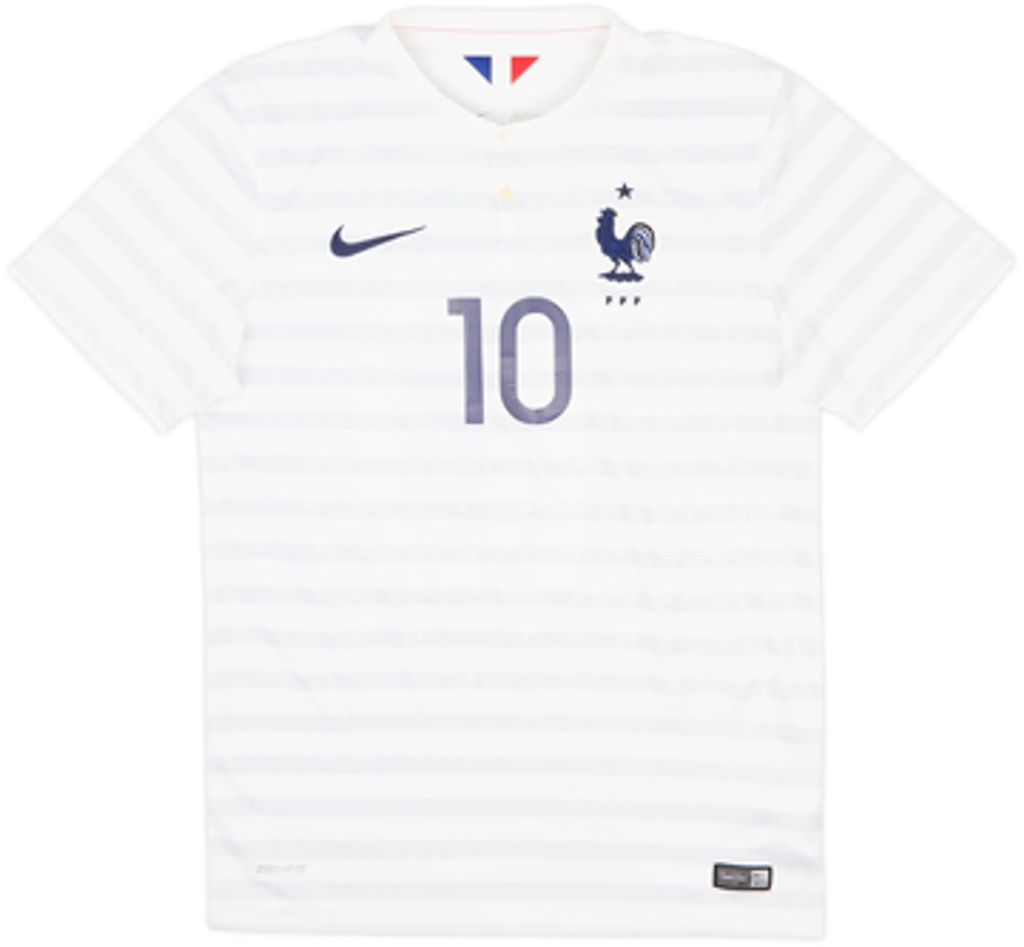 2014-15 France Away Shirt Zidane #10 - 9/10 - (S)