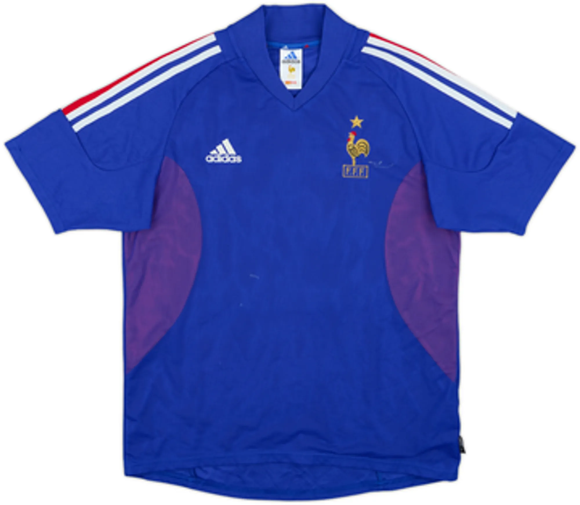 2002-04 France Home Shirt Trezeguet #20 - 6/10 - (S)