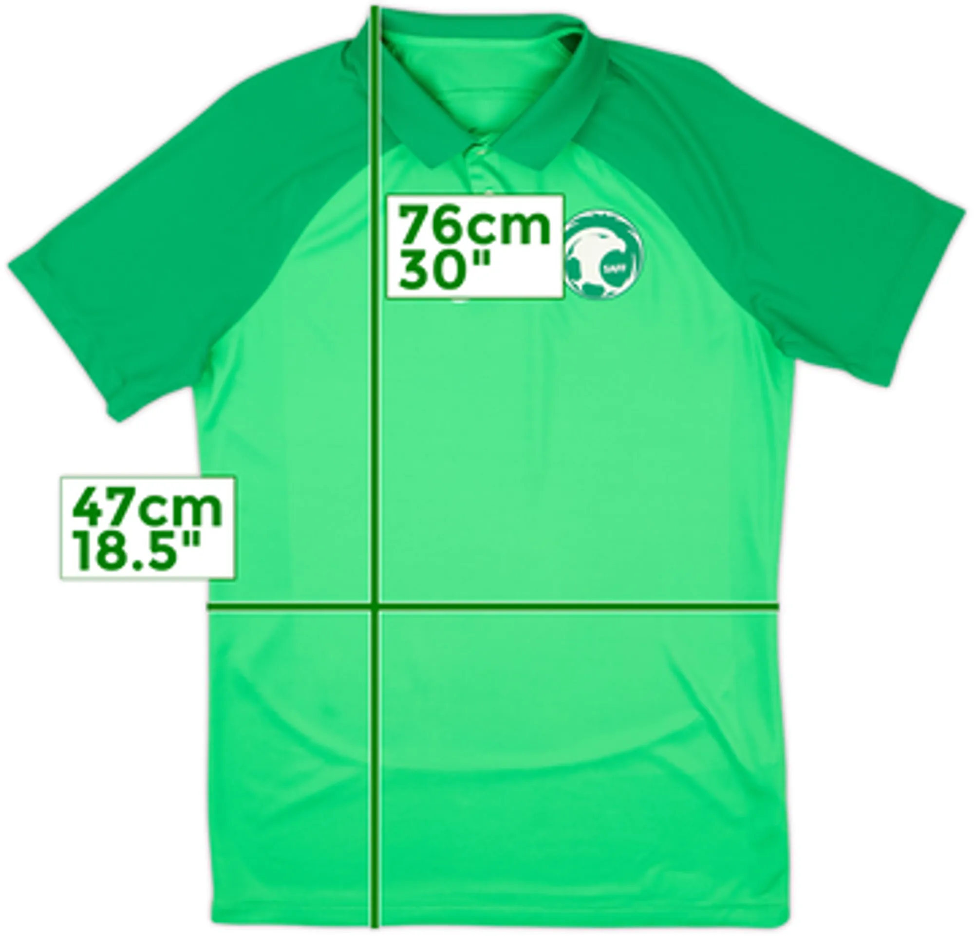 2022-23 Saudi Arabia Nike Polo Shirt - 9/10 - (M)