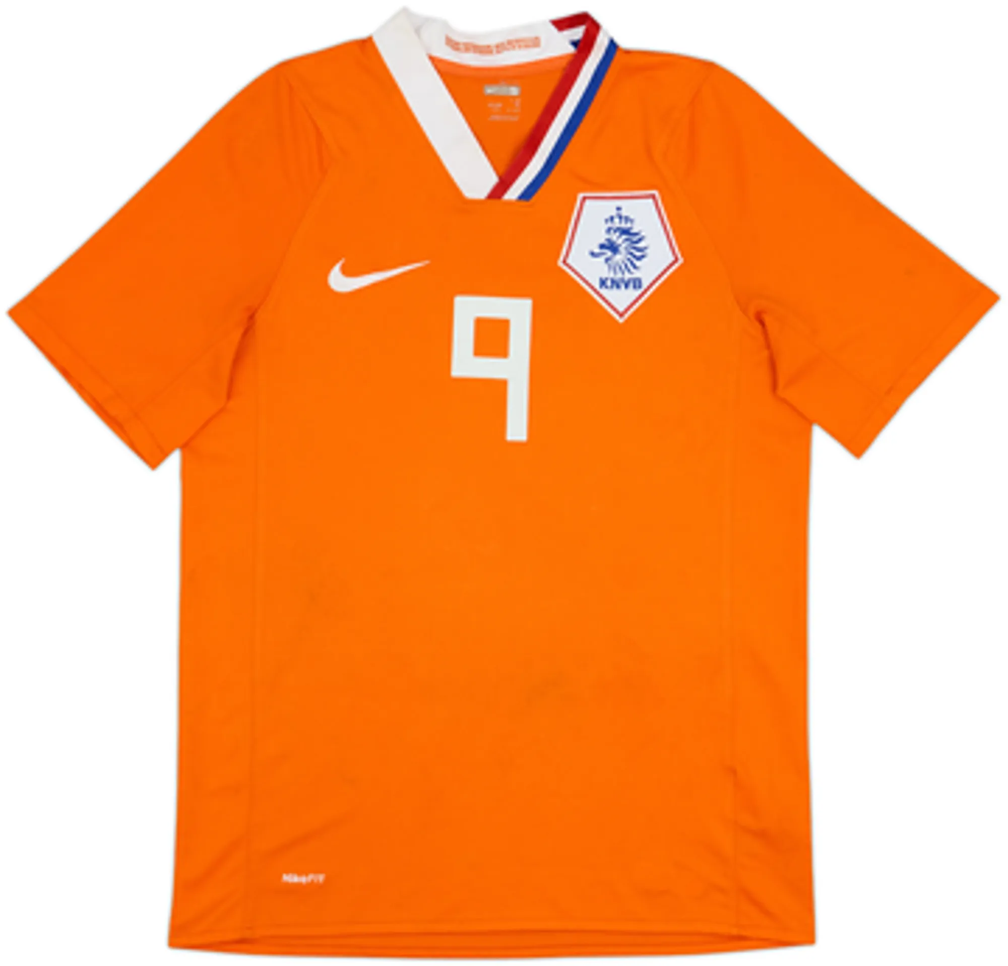 2008-10 Netherlands Home Shirt V.Nistelrooy #9 - 5/10 - (S)