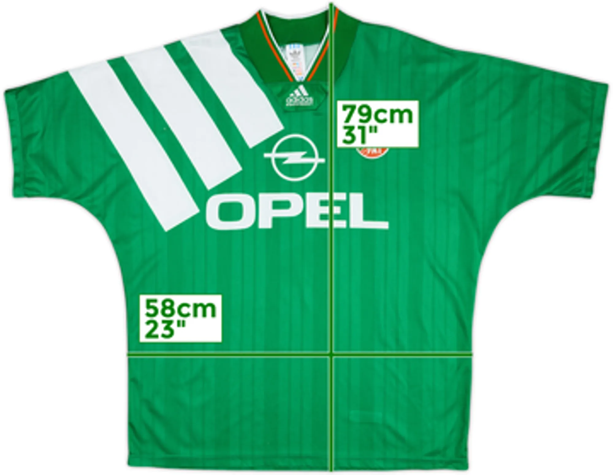1992-93 Ireland Home Shirt - 9/10 - (XL)