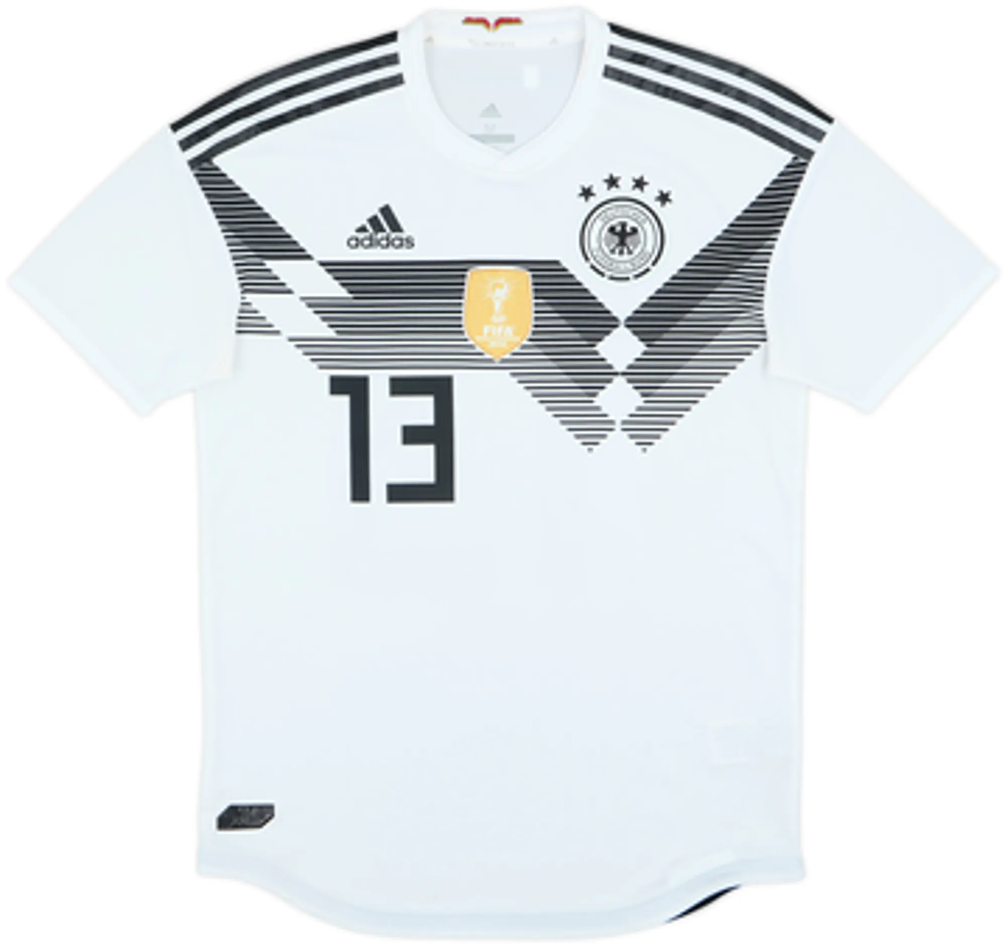 2018-19 Germany Authentic Home Shirt Muller #13 - 8/10 - (M)