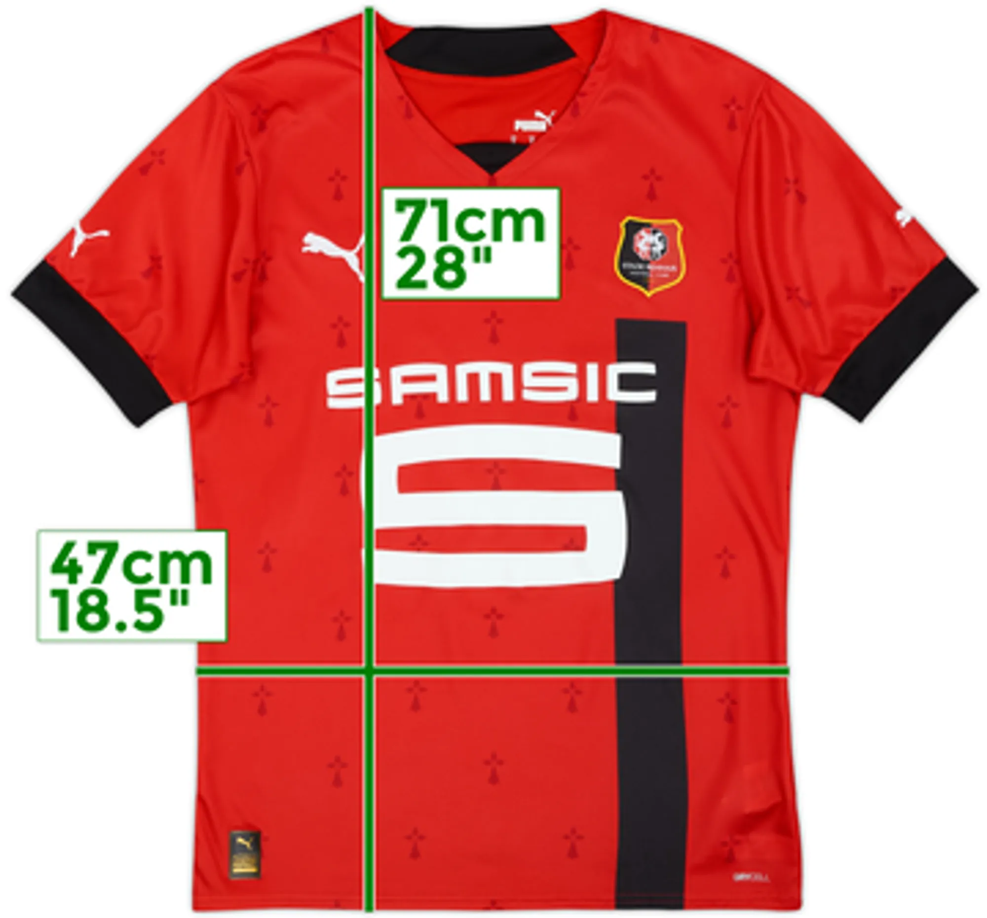 2022-23 Stade Rennais Home Shirt - 10/10 - (S)