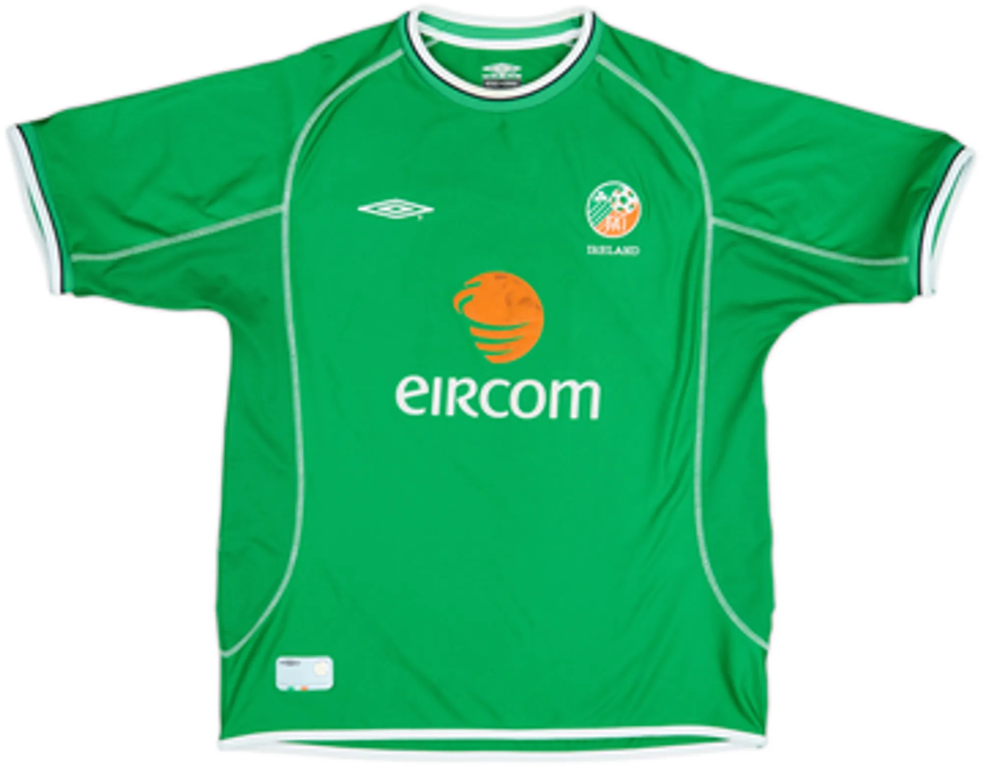 2001-03 Ireland Home Shirt Keane #6 - 6/10 - (L)