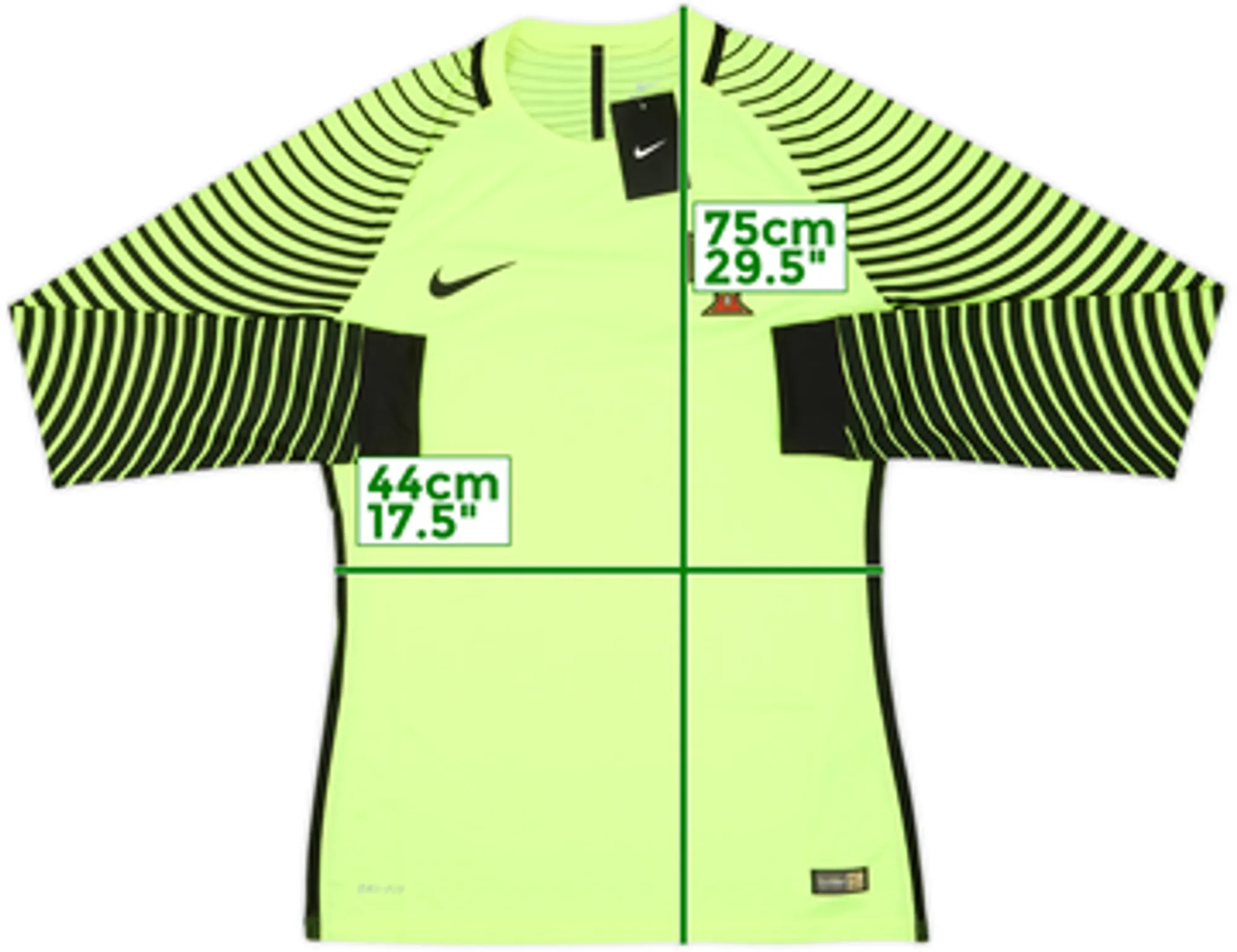 2016-17 Portugal Authentic GK Shirt (L)