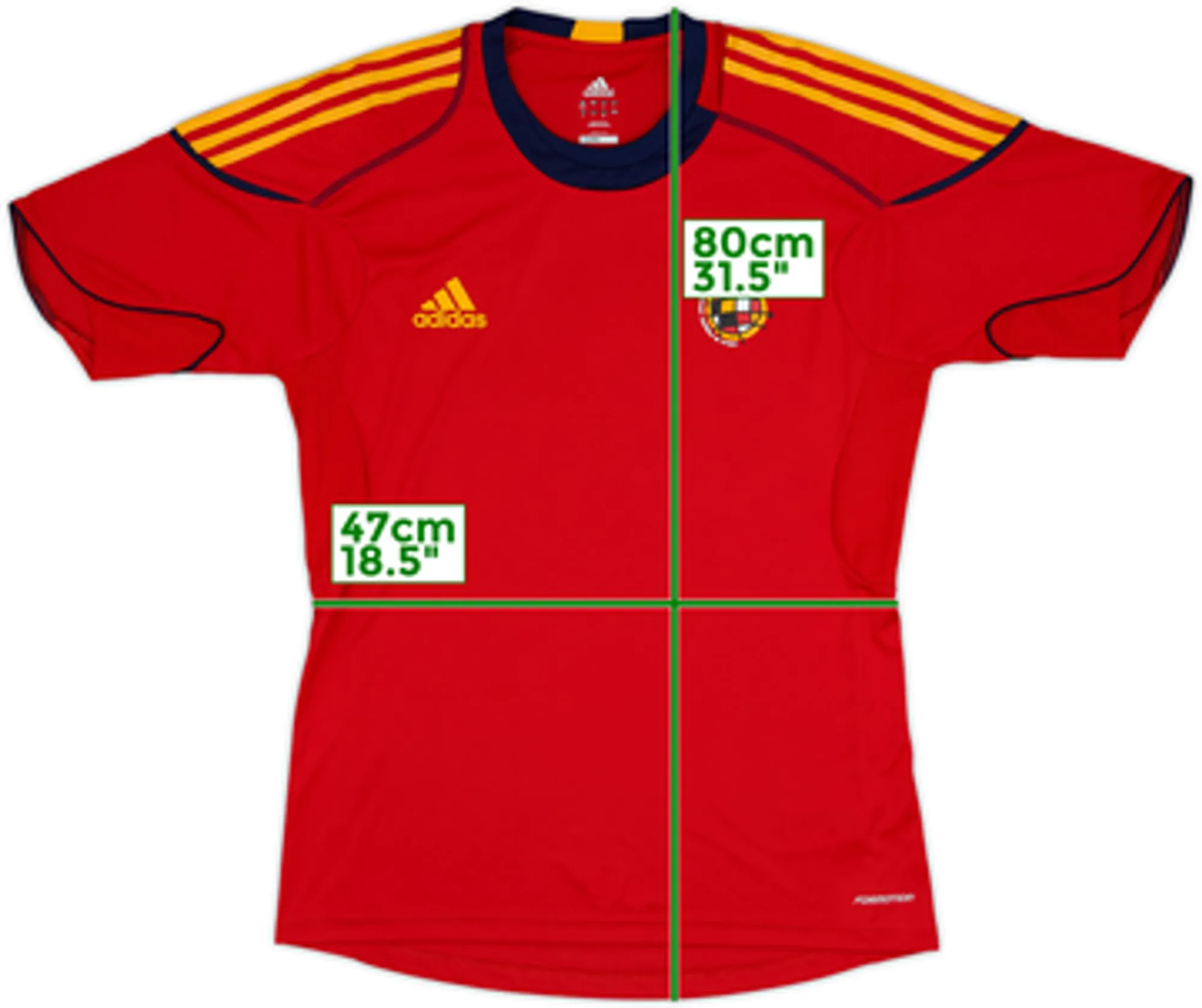 2010-11 Spain adidas Formotion Training Shirt - 10/10 - (L)