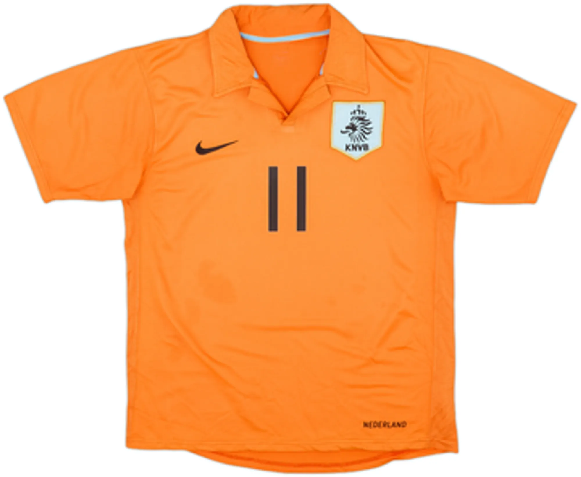 2006-08 Netherlands Home Shirt Robben #11 - 5/10 - (S)