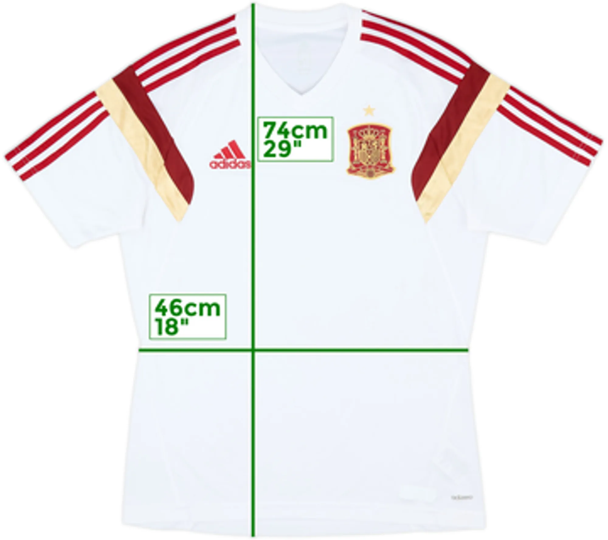 2013-14 Spain adidas Training Shirt - 9/10 - (M)