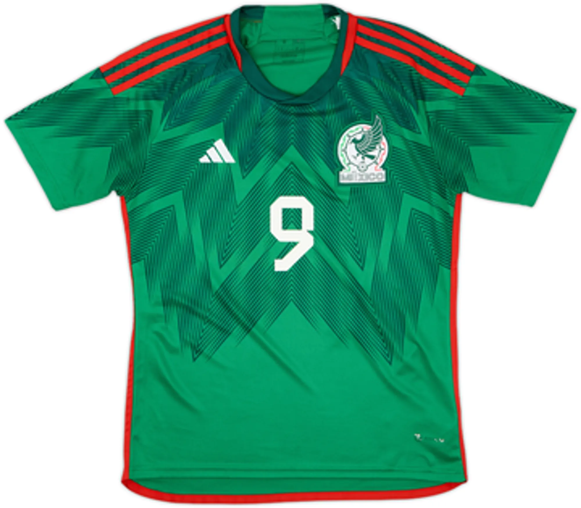 2022 Mexico Home Shirt Raul #9 - 6/10 - (S)