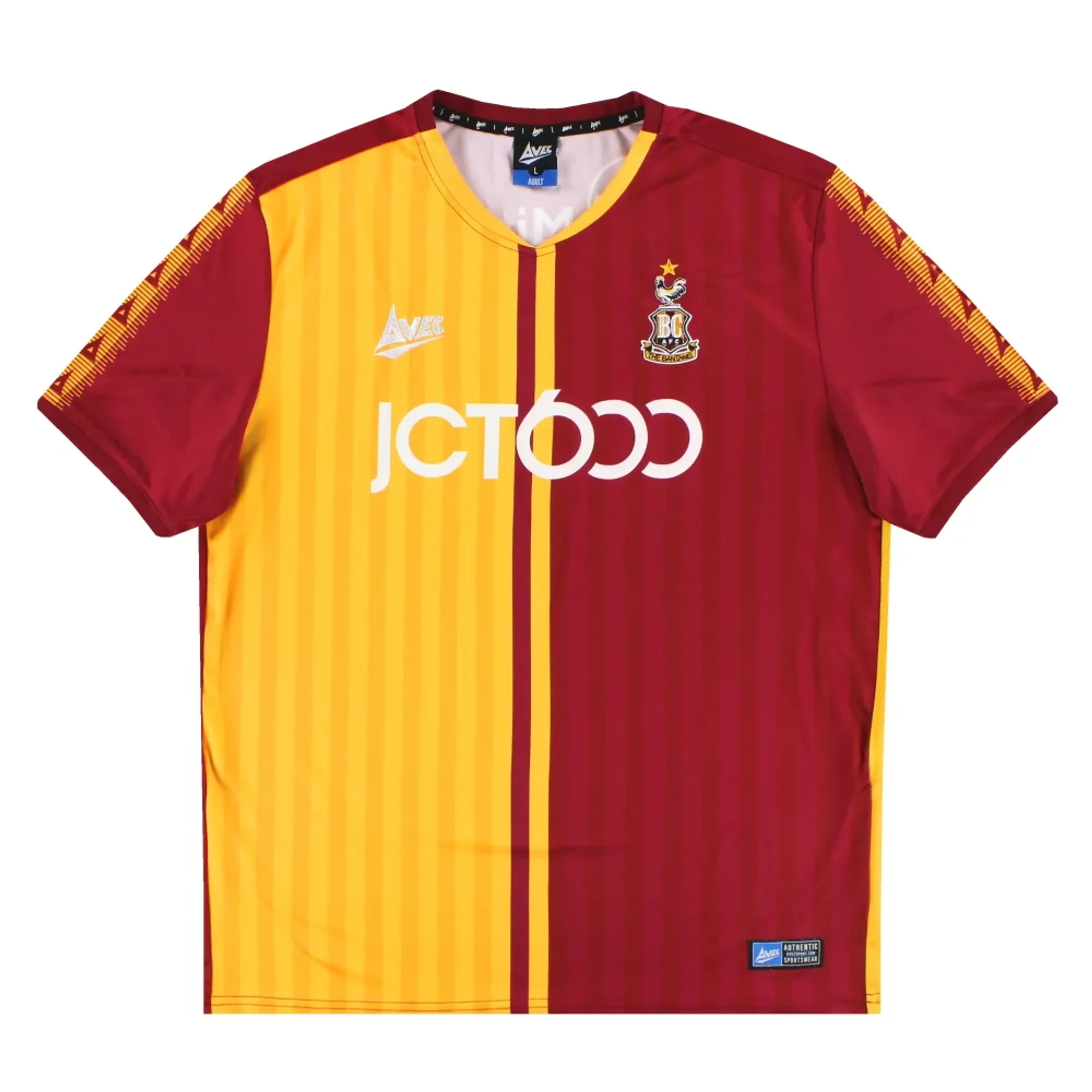 2021-22 Bradford City Avec Away Shirt L - Bradford City / Excellent 