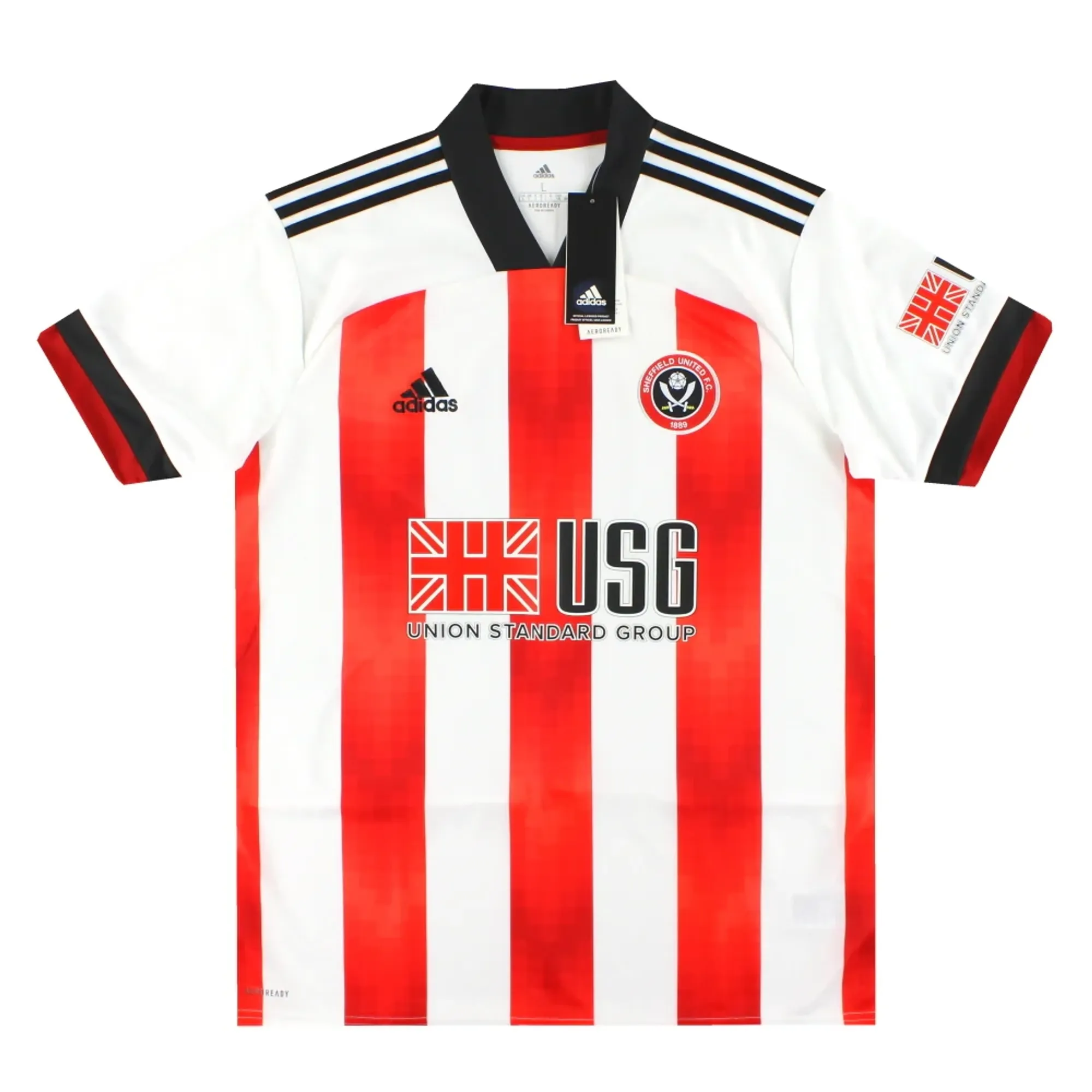 2020-21 Sheffield United adidas Home Shirt *w/tags* L - Sheffield United / w/tags 