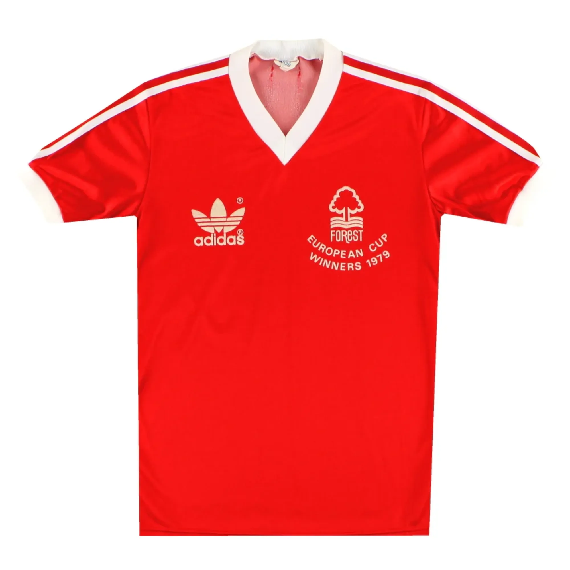 1979-80 Nottingham Forest adidas 'European Cup Winners' Home Shirt Y - Nottingham Forest / Excellent 