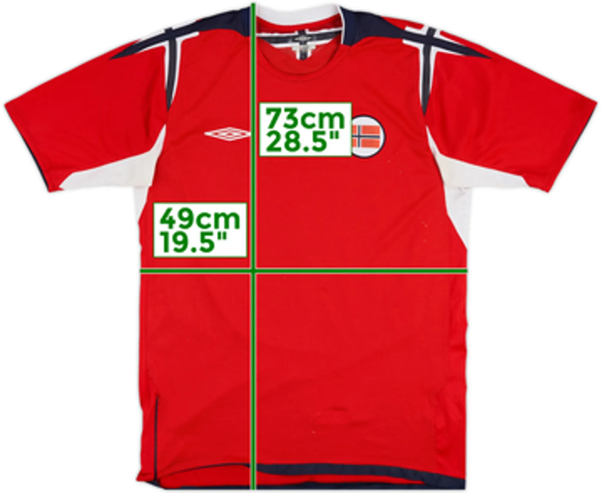 2004-06 Norway Home Shirt - 8/10 - (L)