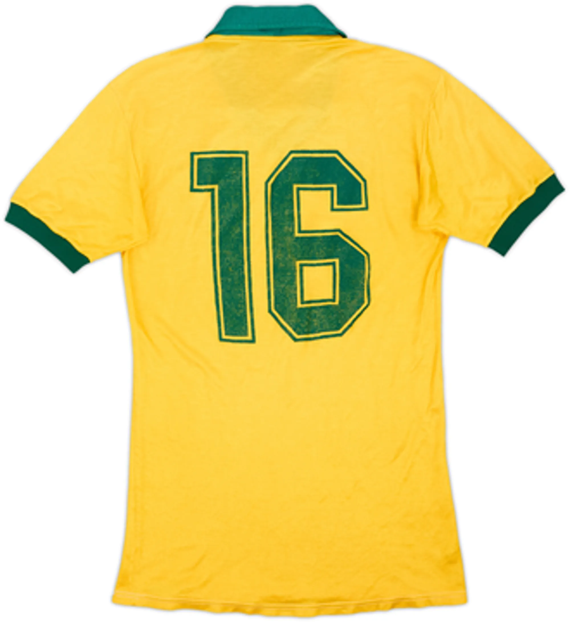 1985-88 Brazil Home Shirt #16 - 6/10 - (S)