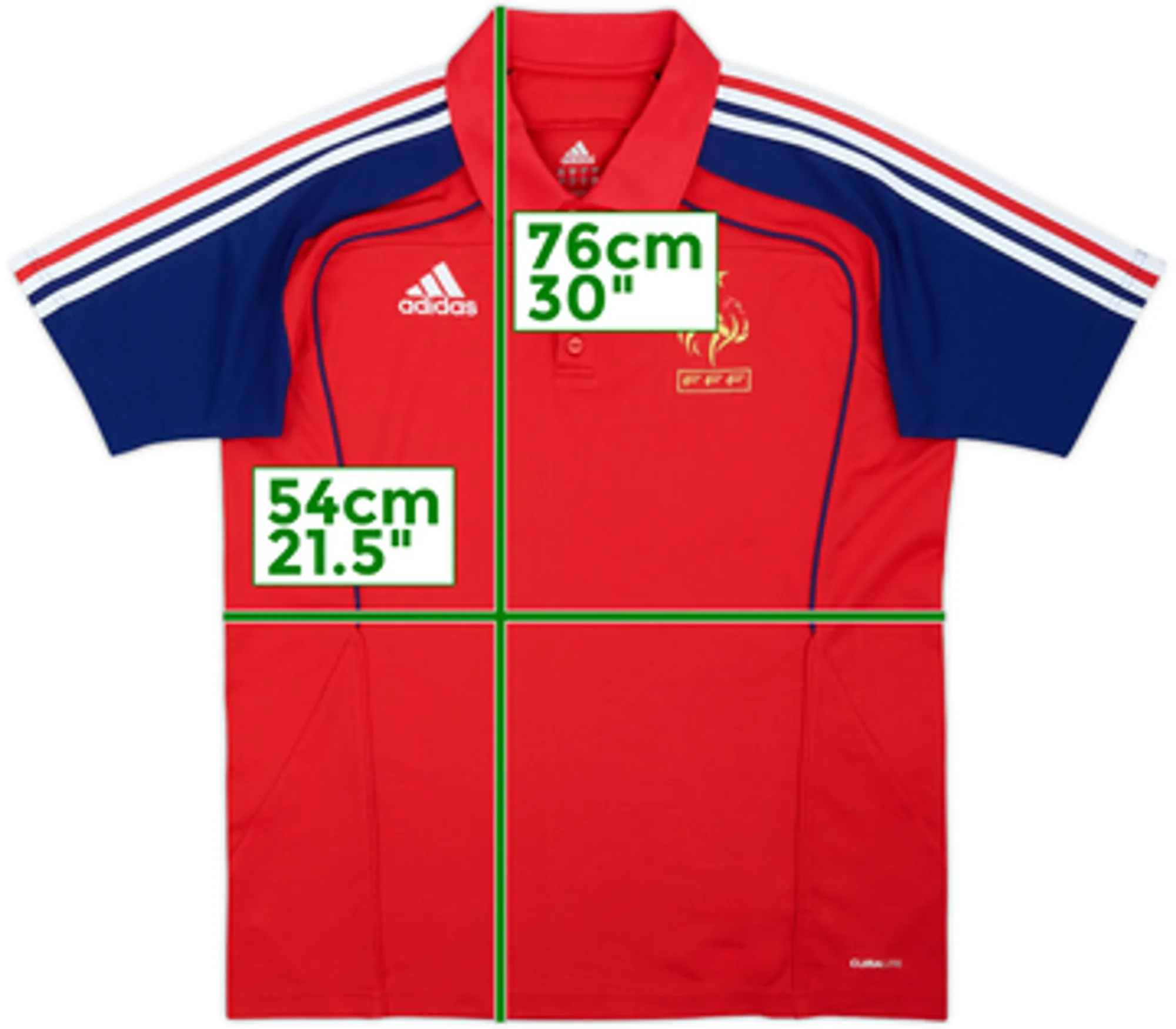 2009-10 France adidas Polo Shirt - 10/10 - (M/L)