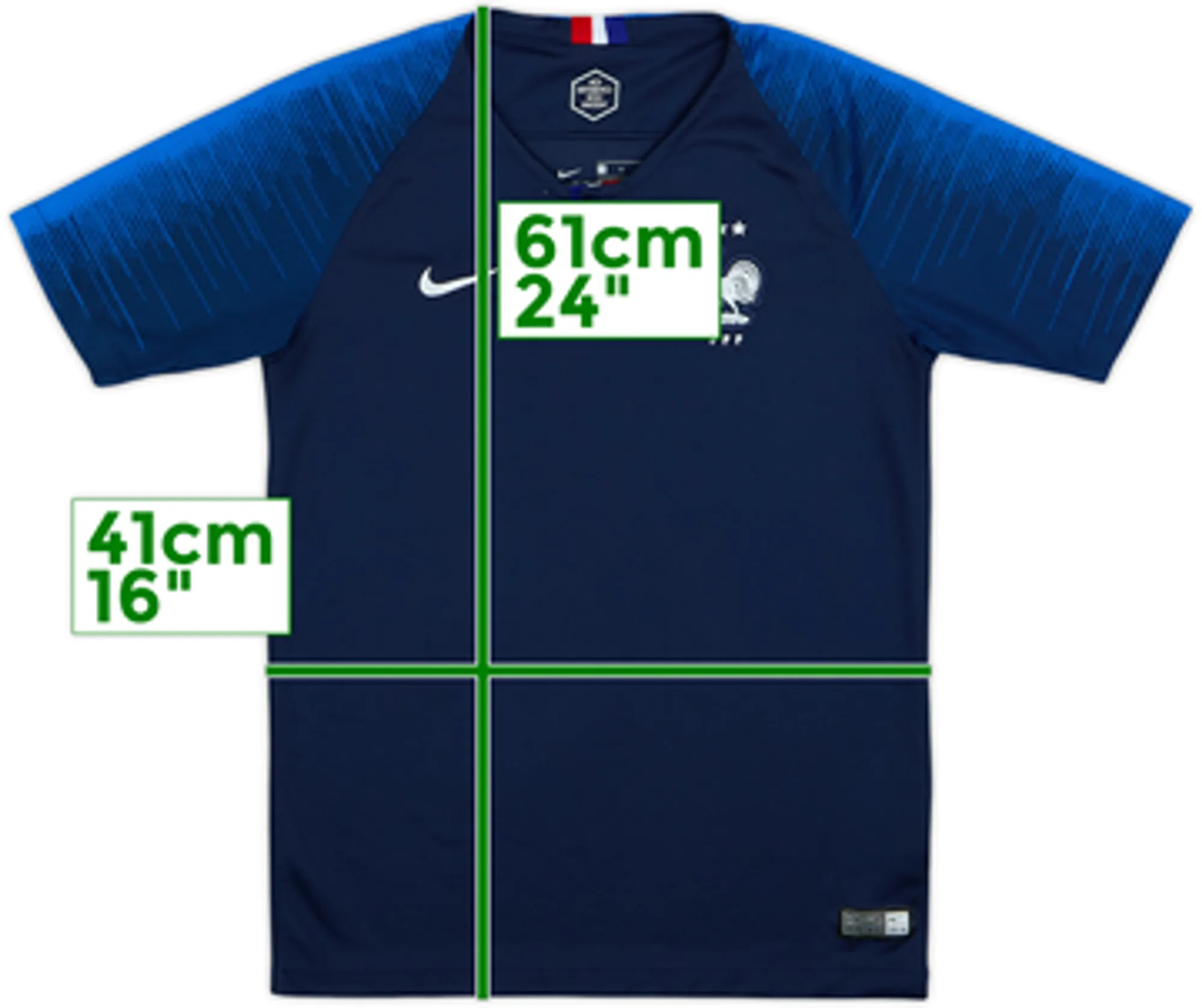 2018 France Home Shirt - 10/10 - (L.Boys)