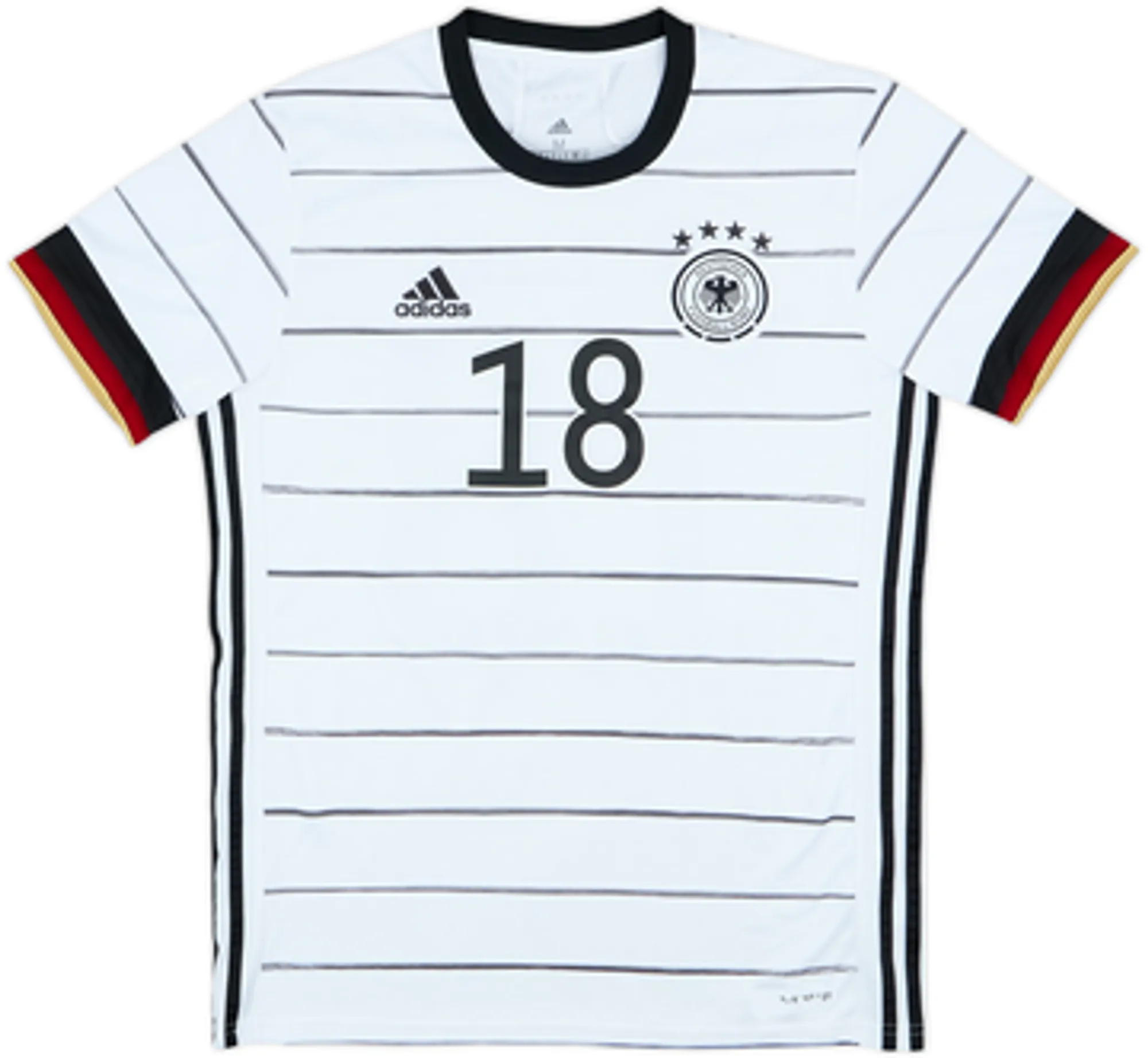 2020-21 Germany Home Shirt Goretzka #18 - 8/10 - (M)