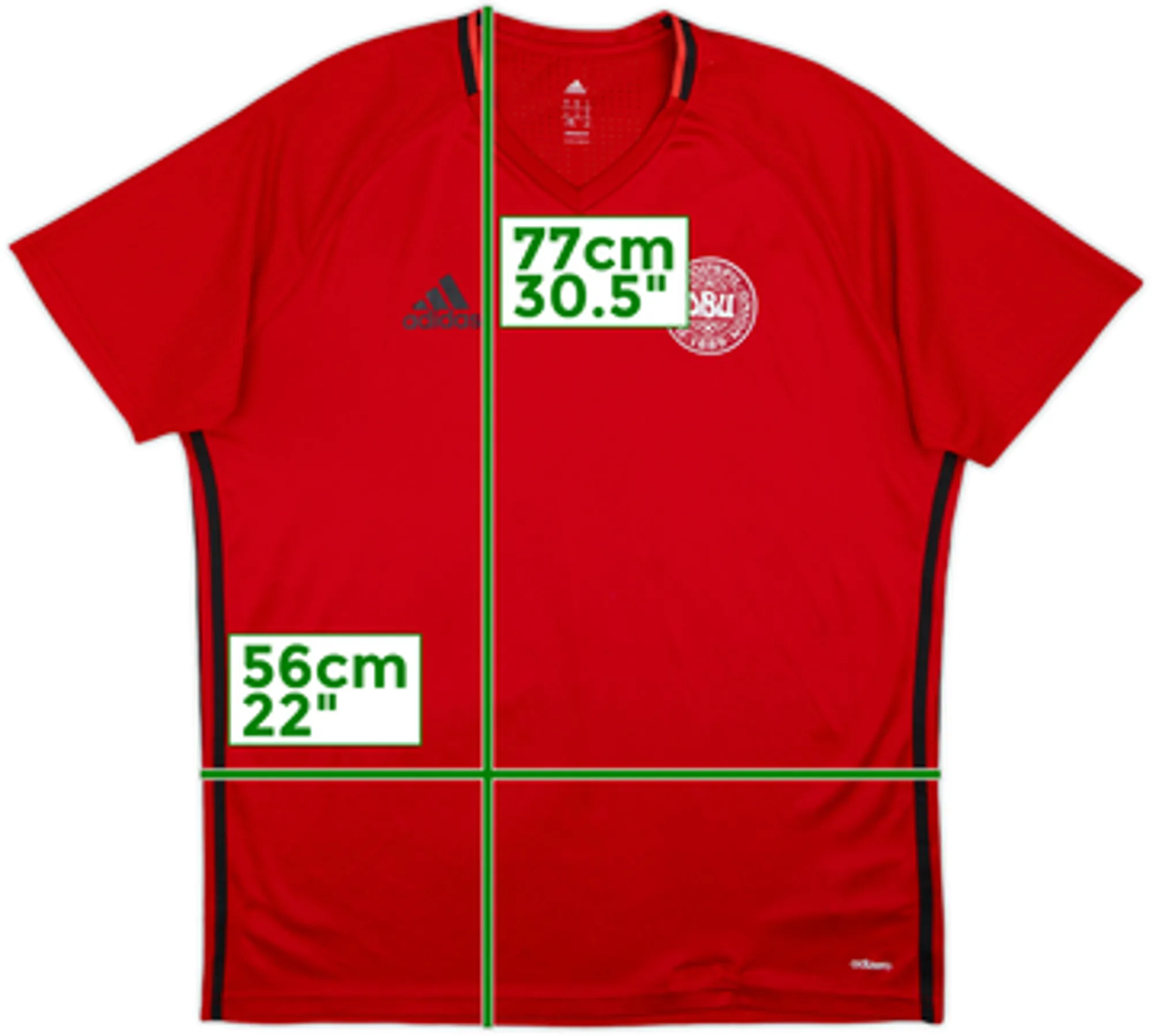 2015-16 Denmark adizero Training Shirt - 6/10 - (XL)