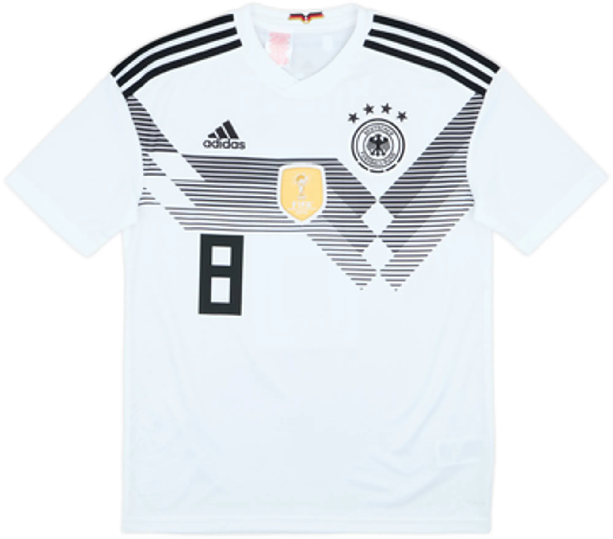 2018-19 Germany Home Shirt Kroos #8 - 10/10 - (L.Boys)