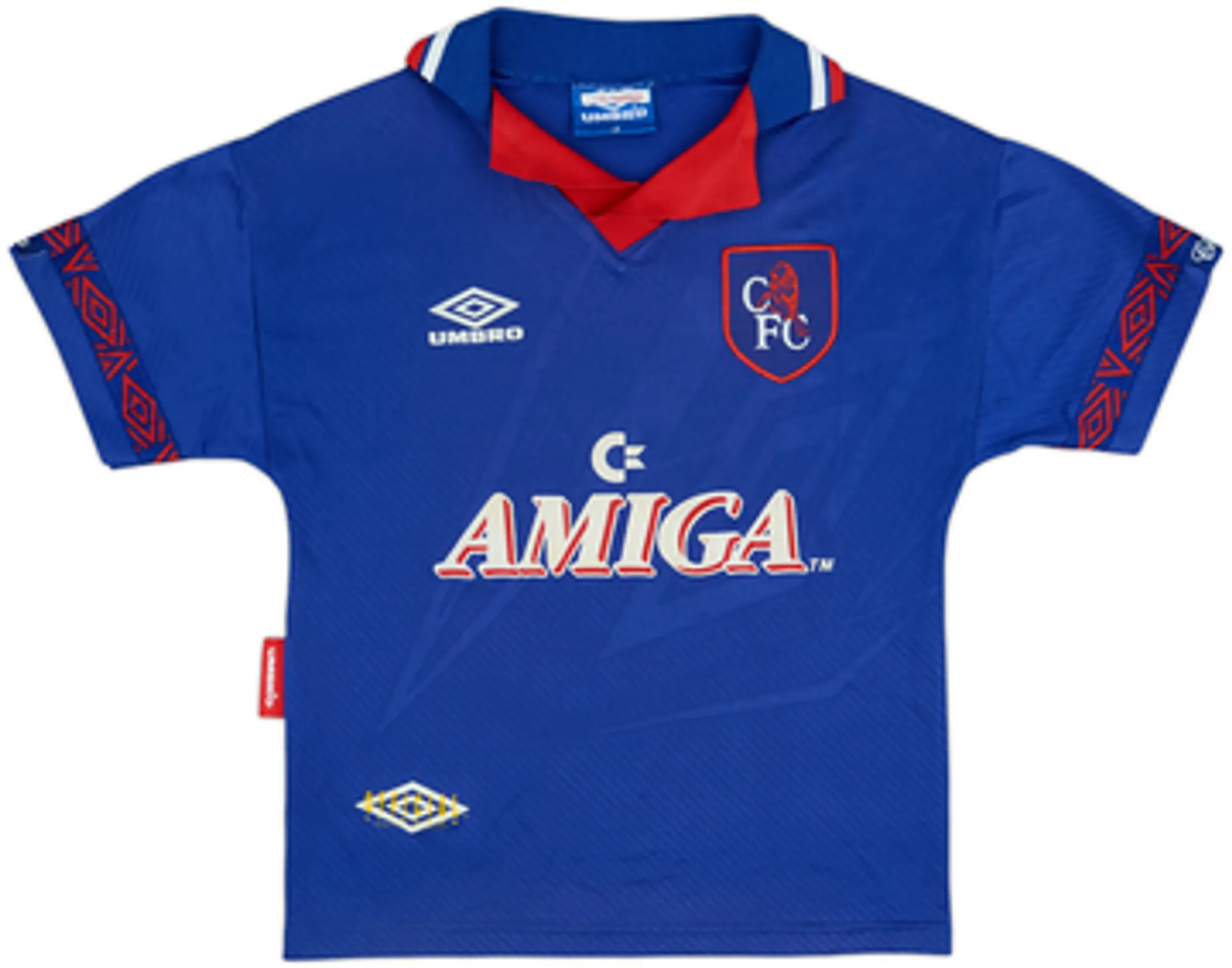 1993-94 Chelsea Home Shirt & Shorts - 8/10 - (L.Boys)