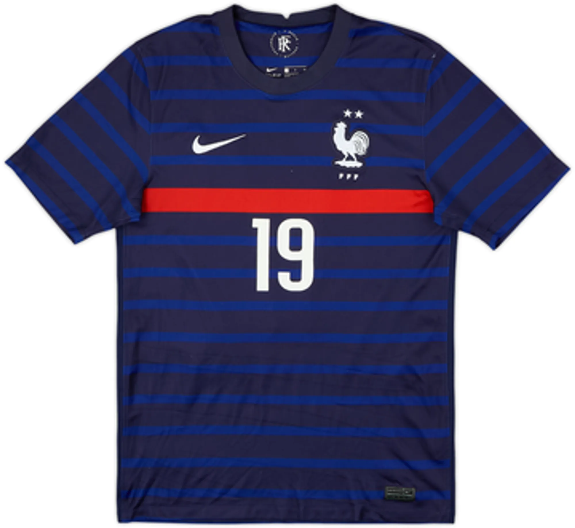2020-21 France Home Shirt Benzema #19 - 6/10 - (S)