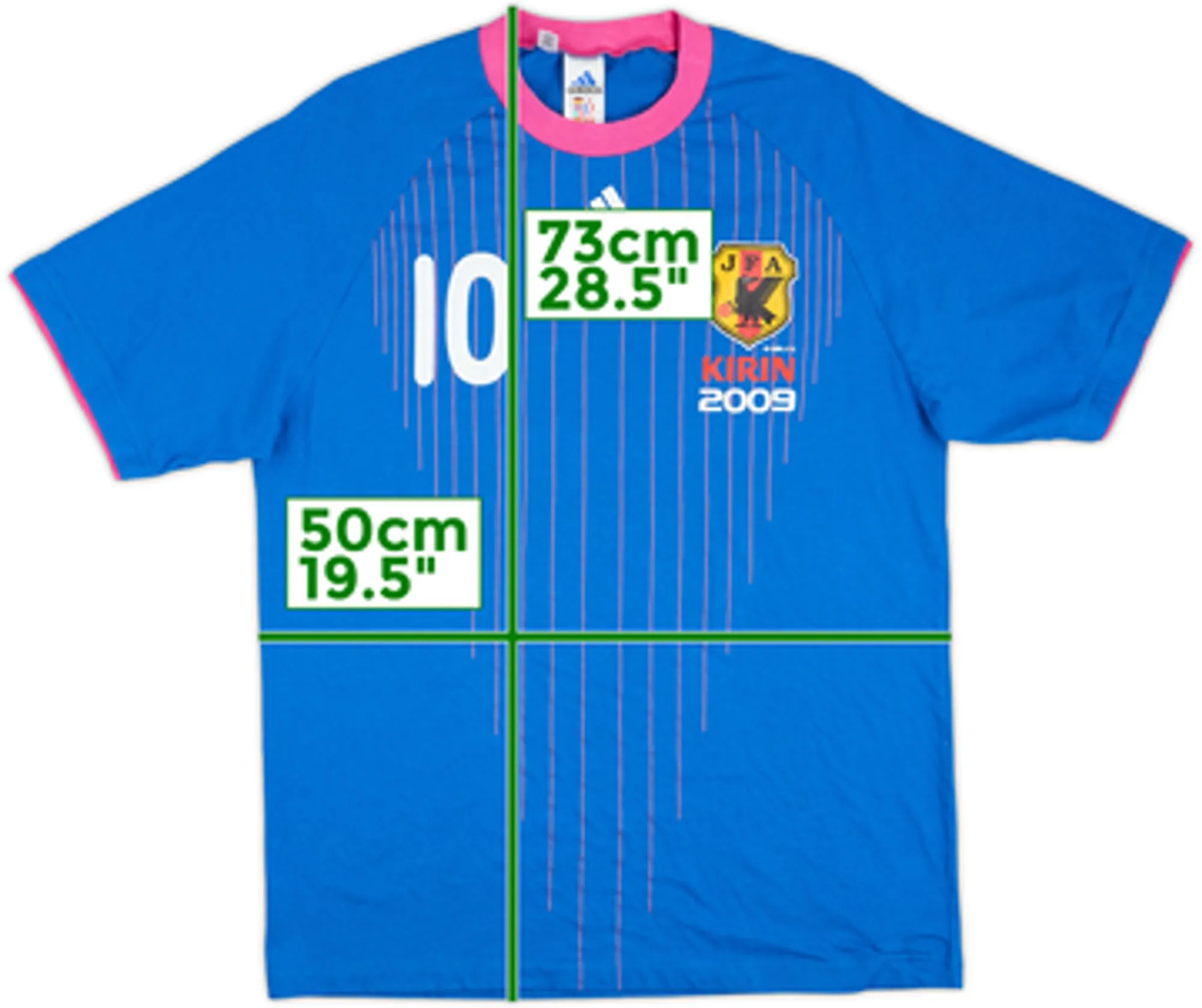 2009 Japan Women adidas Cotton Tee #10 - 9/10 - (L)