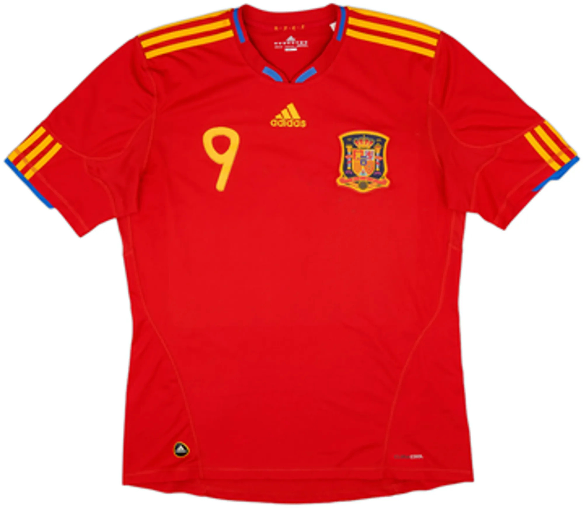 2009-10 Spain Home Shirt Torres #9 - 4/10 - (M)
