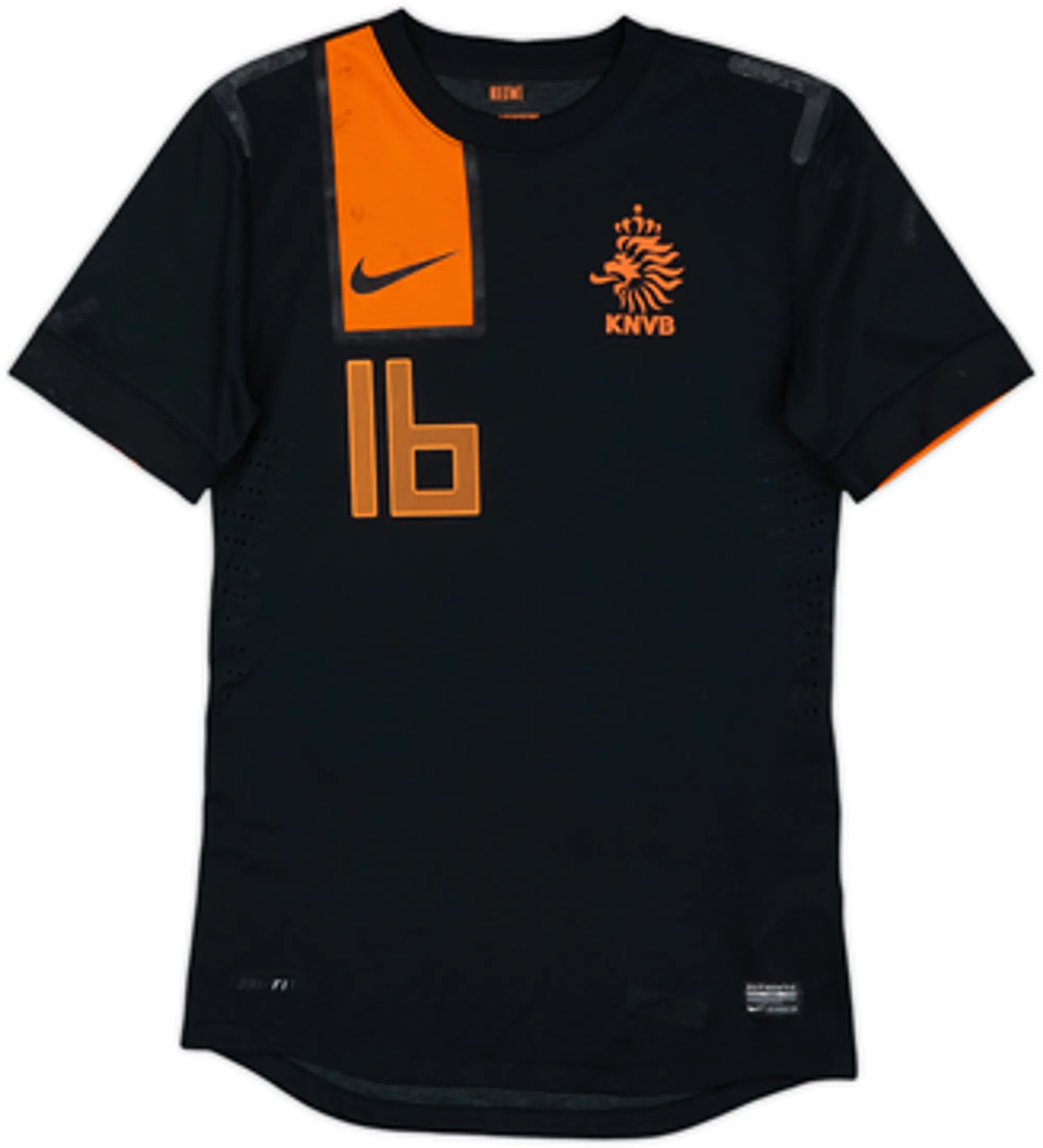 2012-13 Netherlands Authentic Away Shirt V. Persie #16 - 5/10 - (S)