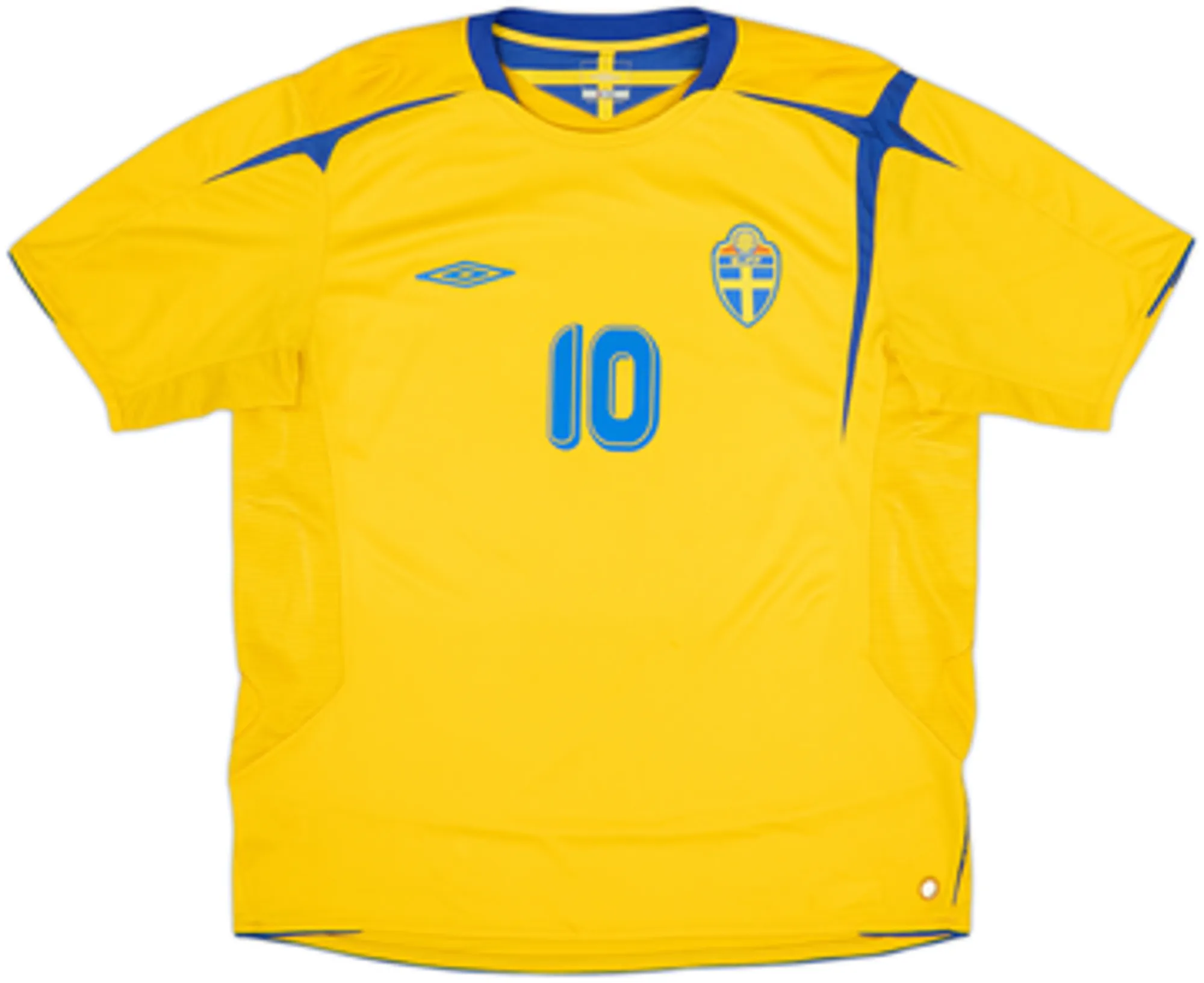 2005-06 Sweden Home Shirt Ibrahimovic #10EL