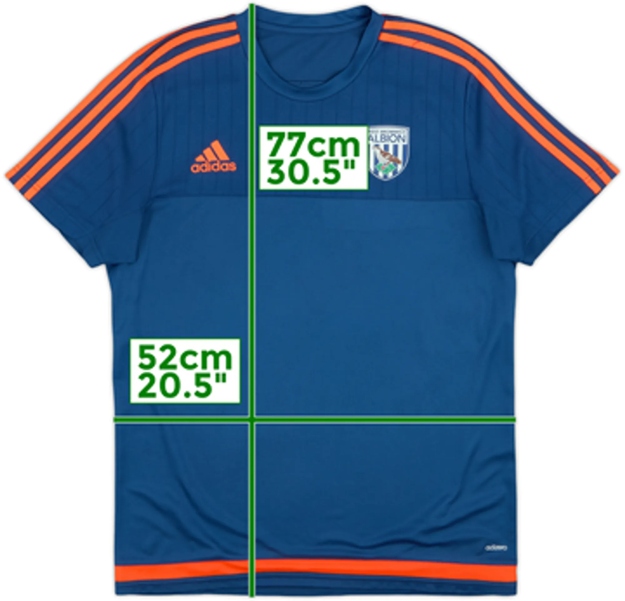 2015-16 West Brom adidas Training Shirt - 9/10 - (L)