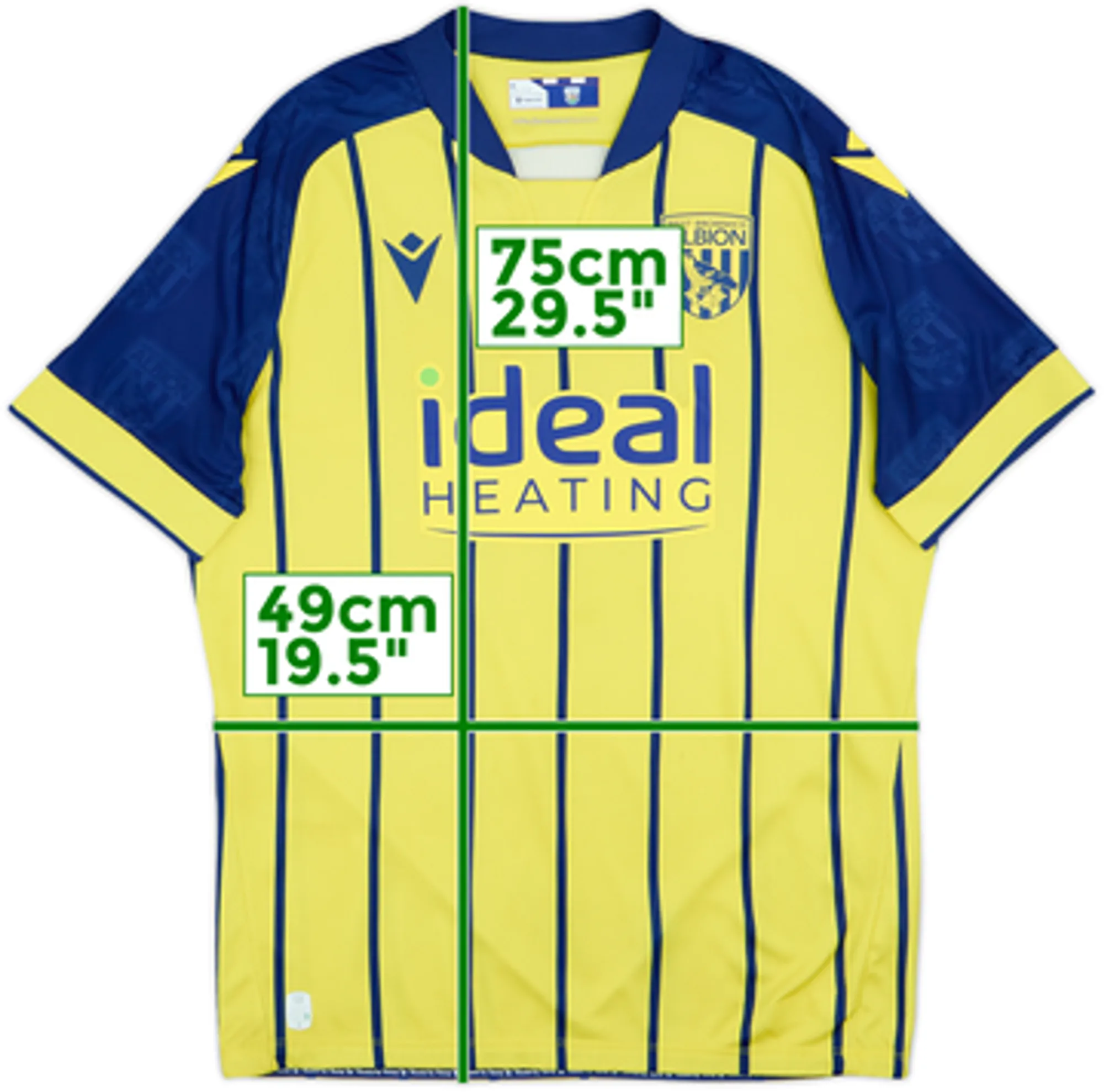 2024-25 West Brom Away Shirt - 8/10 - (M)