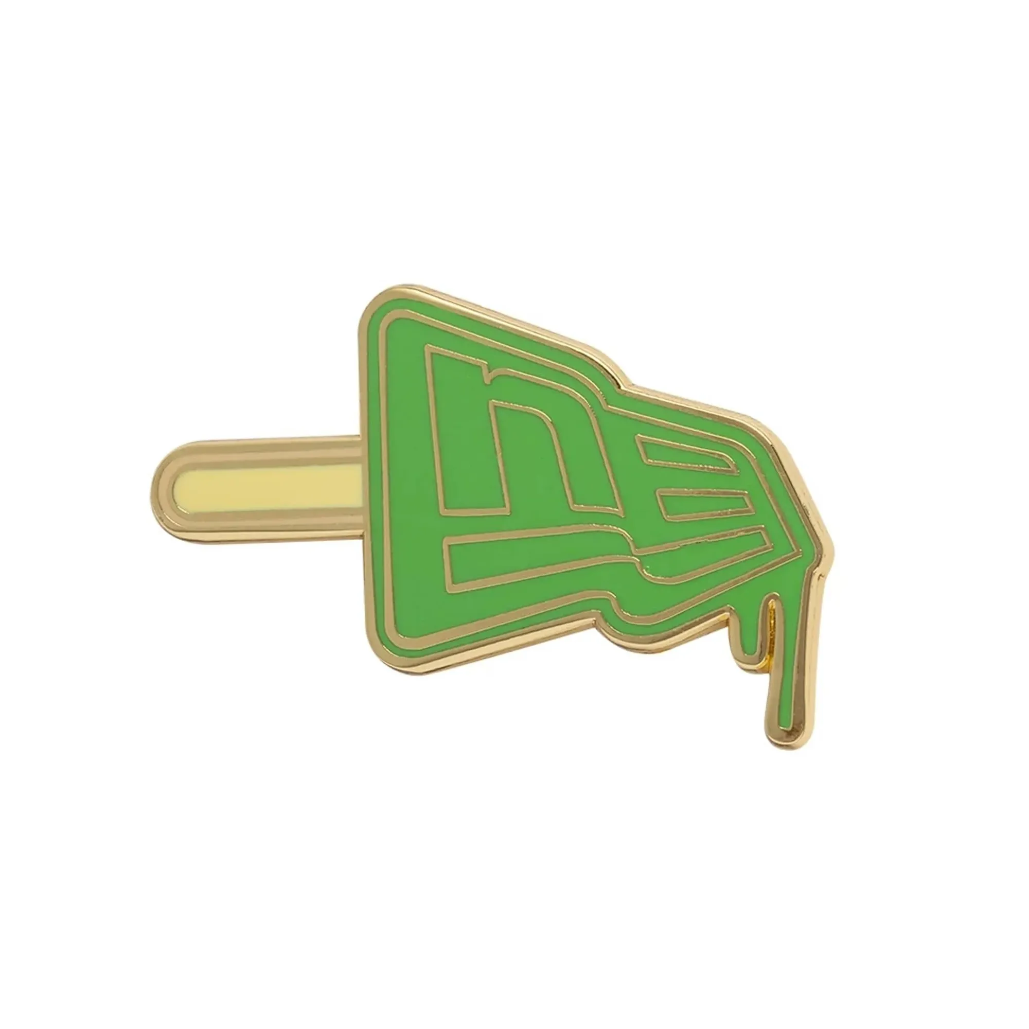 New Era Lolly Open Green Pin Badge adult unisex