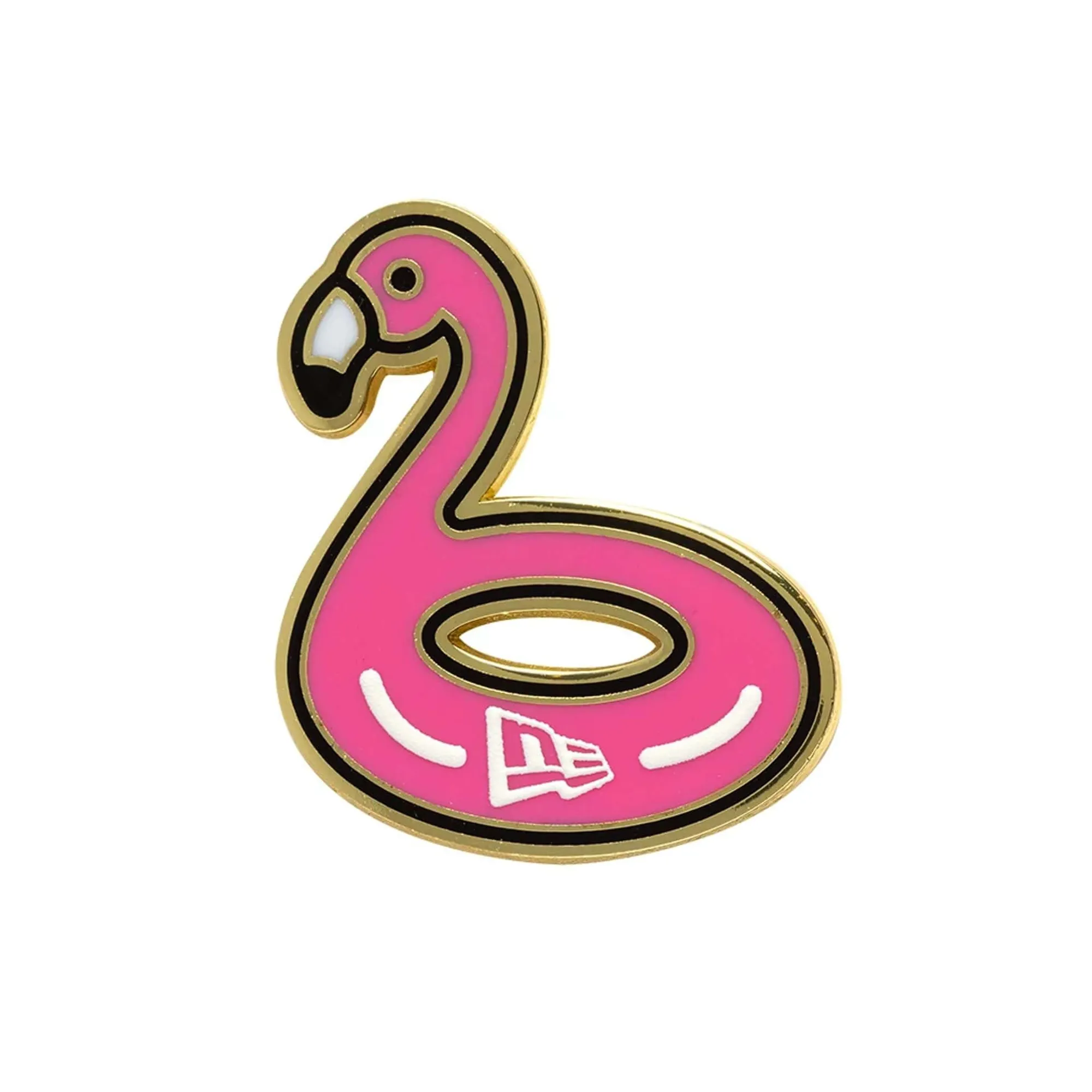 New Era Flamingo Gold Pin Badge adult unisex