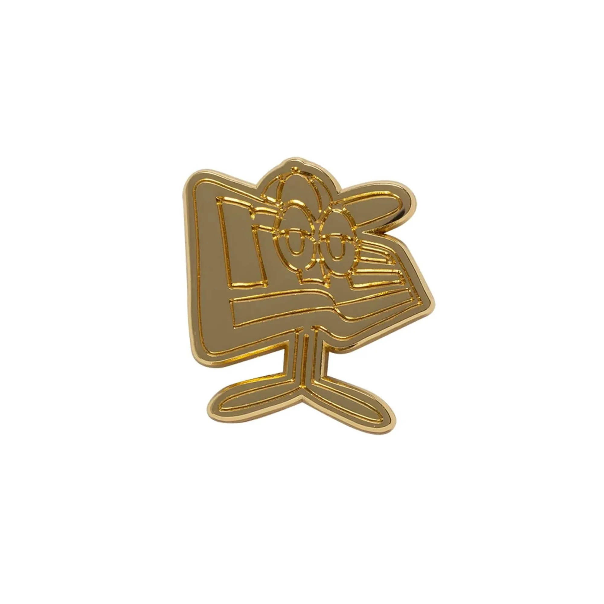 New Era Flag Character Gold Pin Badge adult unisex
