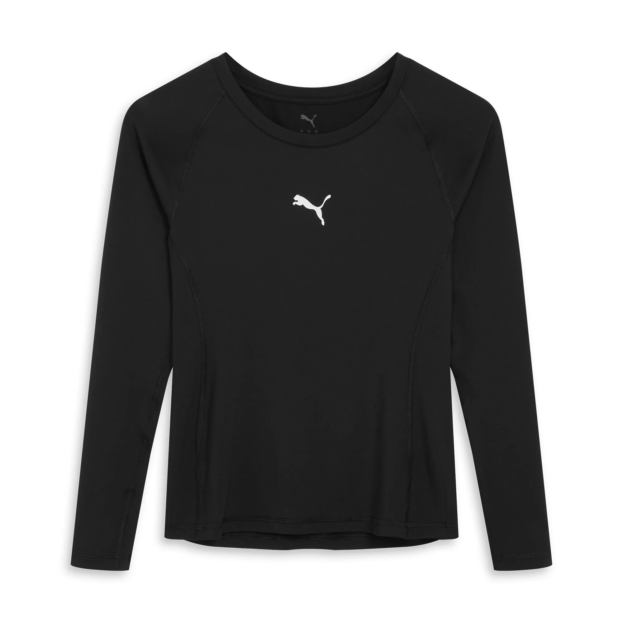 PUMA LIGA Baselayer Top Long Sleeve Football T-Shirt Women in Black | Size Large