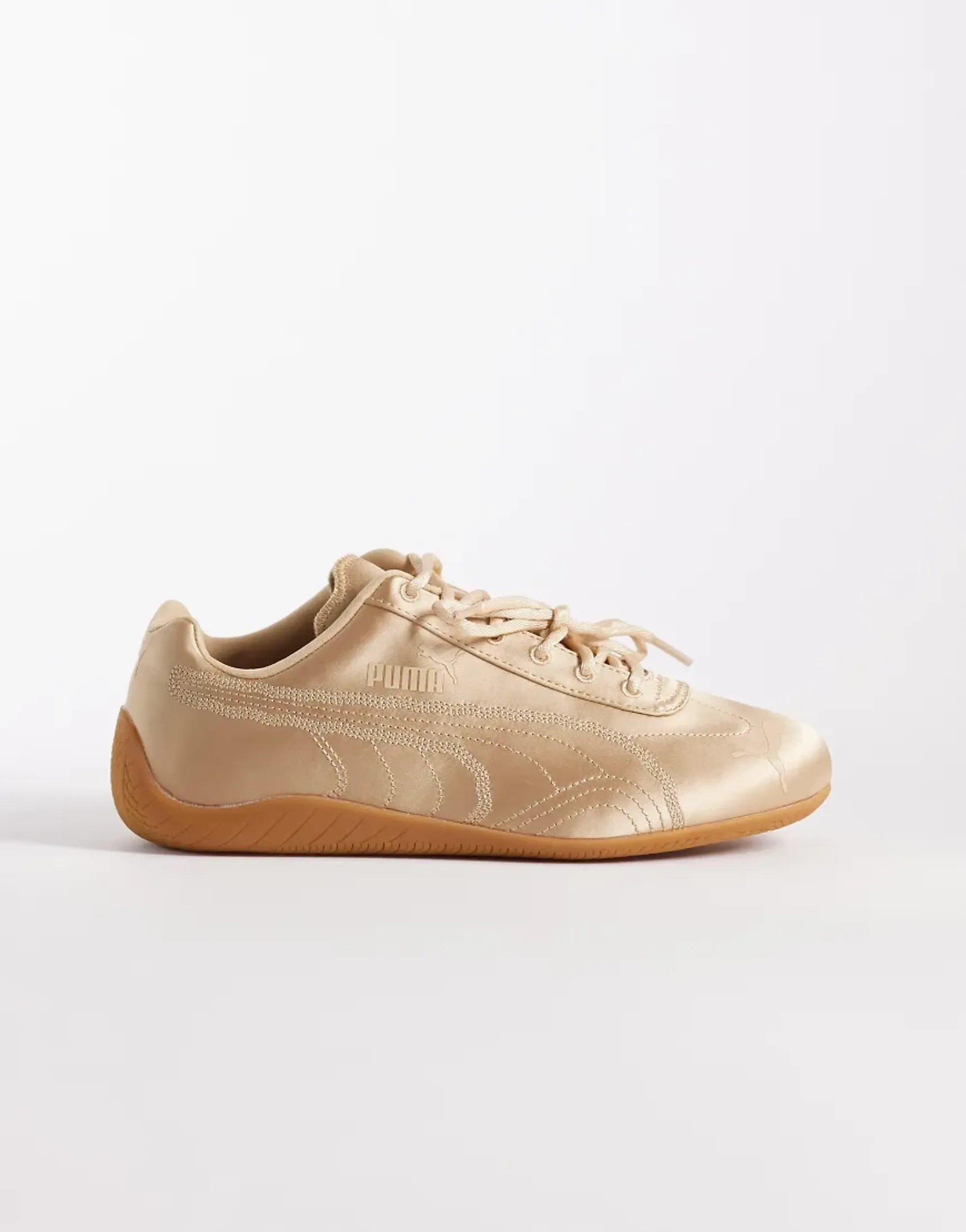 Puma Speedcat Satin Trainers In Beige-Neutral