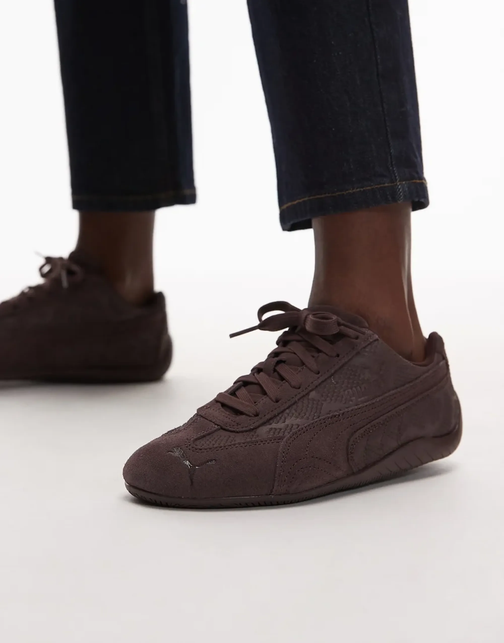 PUMA Speedcat Trainers in Brown