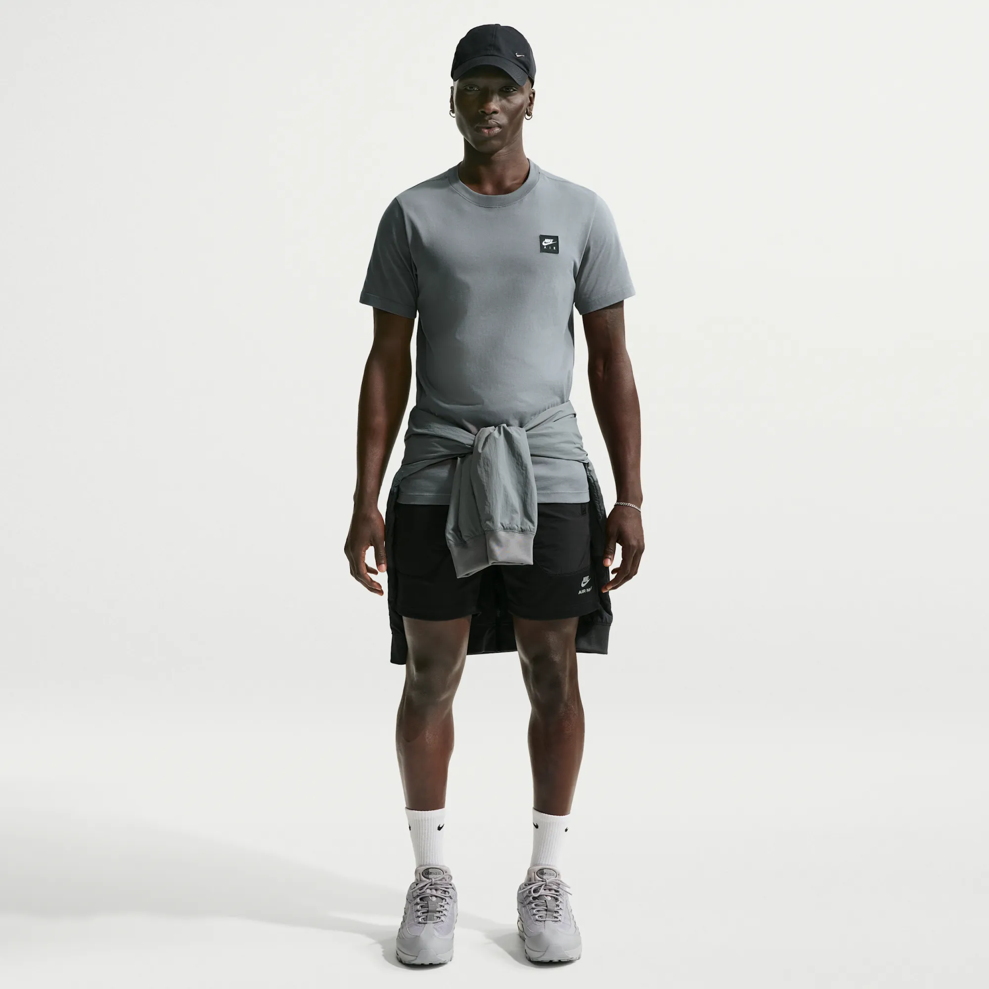 Nike Air Max Men's Shorts - Black - Body And Mesh