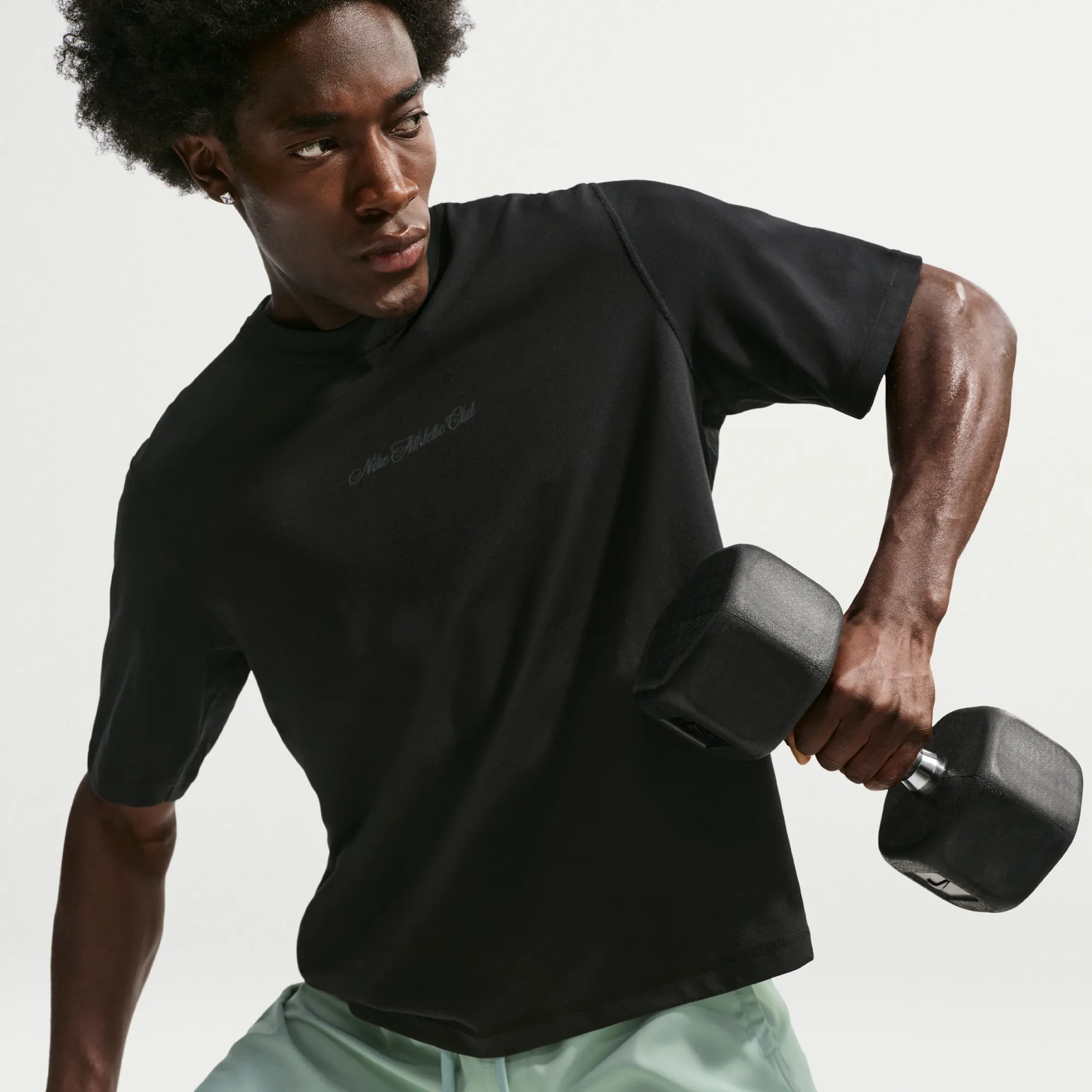 Nike N.A.C. Men's Training T-Shirt - Black - Polyester/Cotton