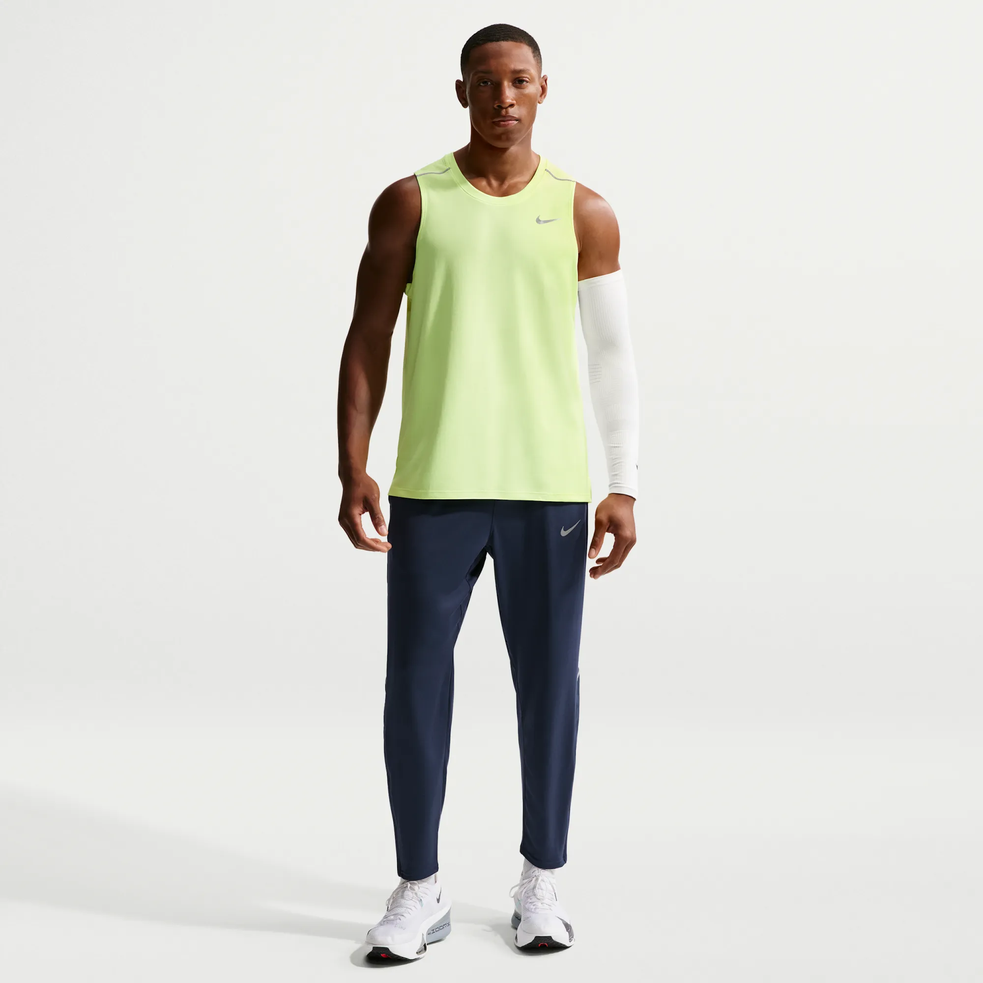 Nike Miler Men's Dri-FIT Knit Running Trousers - Blue - Polyester