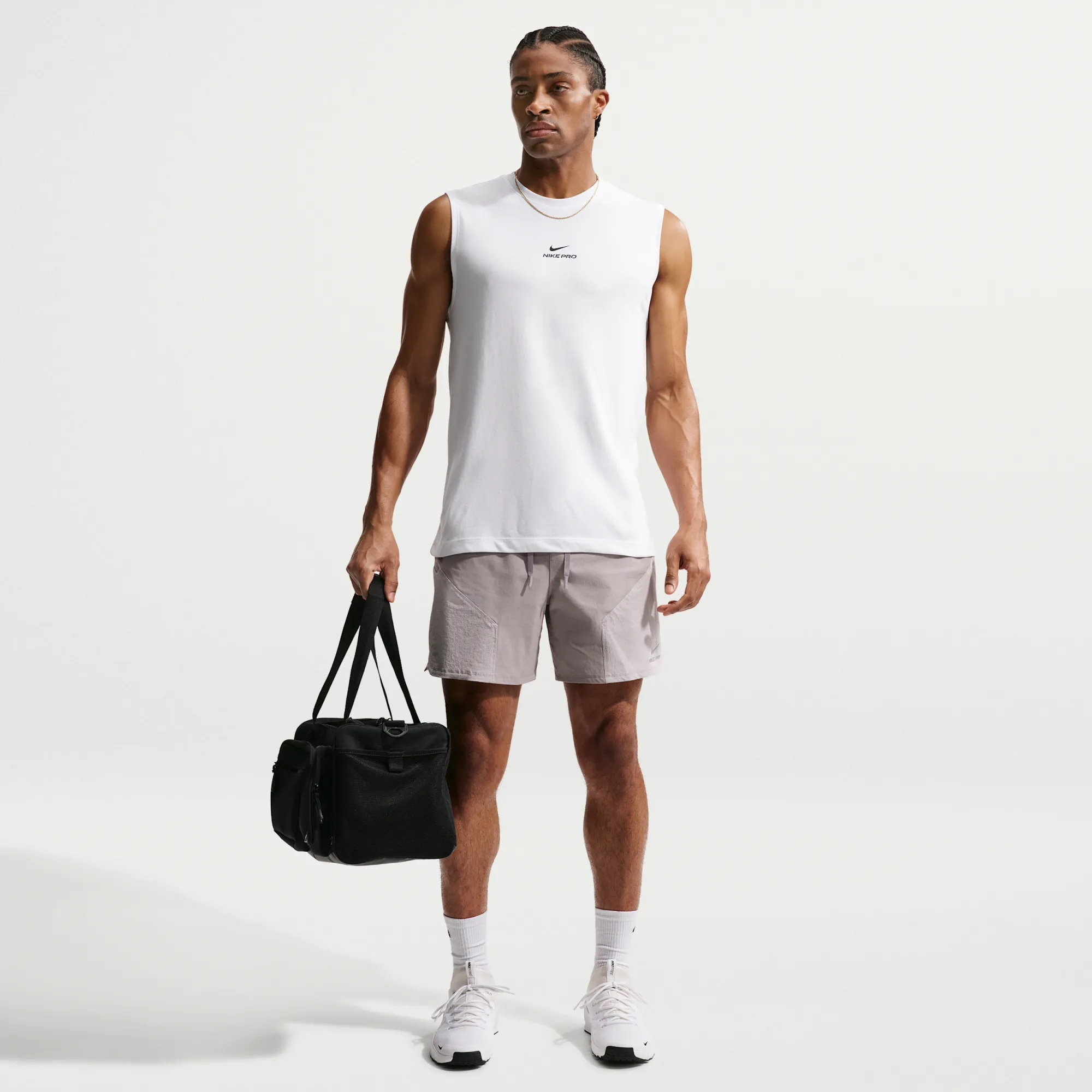 Nike Pro Training Men's Dri-FIT ADV 15cm (approx.) Shorts - Grey - Nylon/Elastane